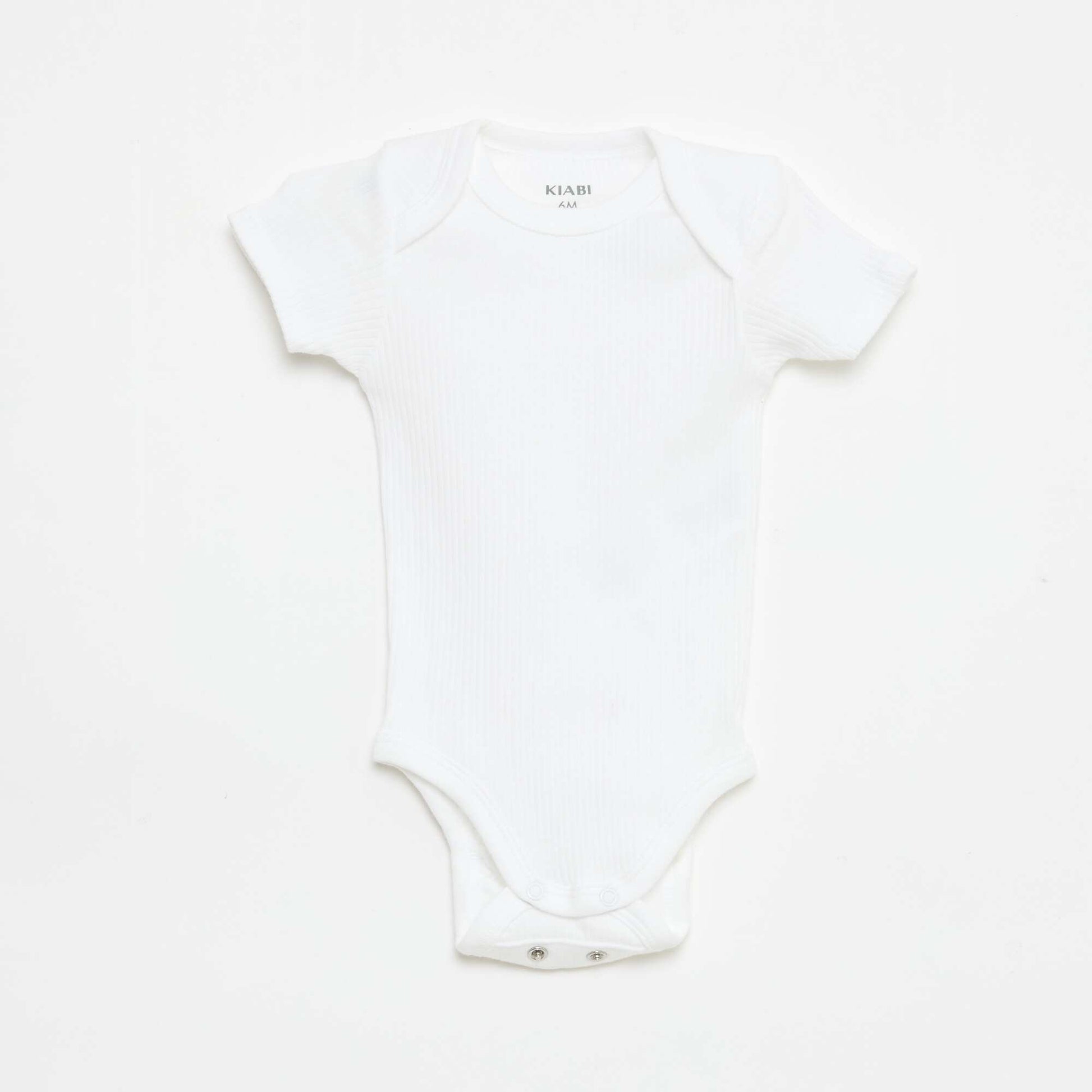 Bodies évolutif en maille unie - Lot de 3 BLANC