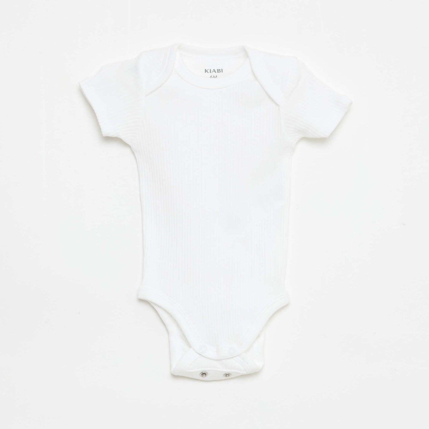 Bodies évolutif en maille unie - Lot de 3 BLANC