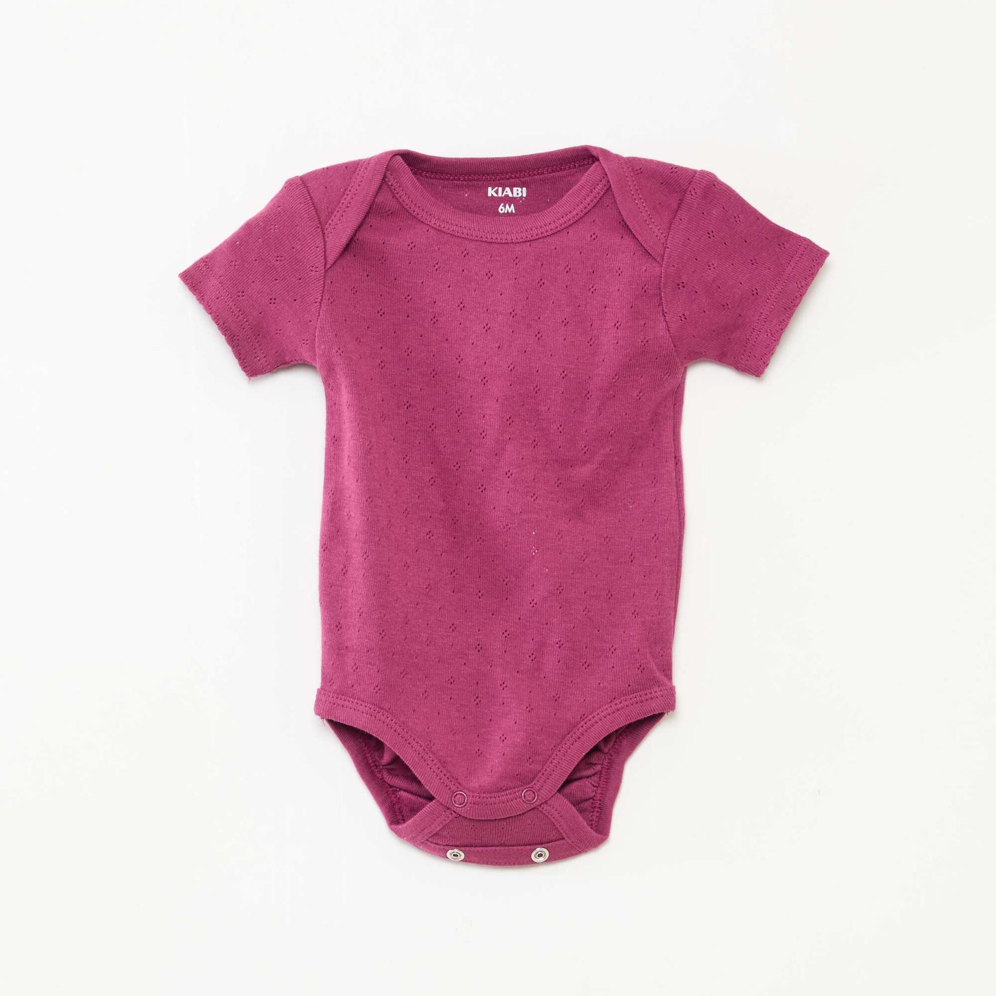 Bodies évolutif en maille unie - Lot de 3 ROSE/BLANC/BLEU
