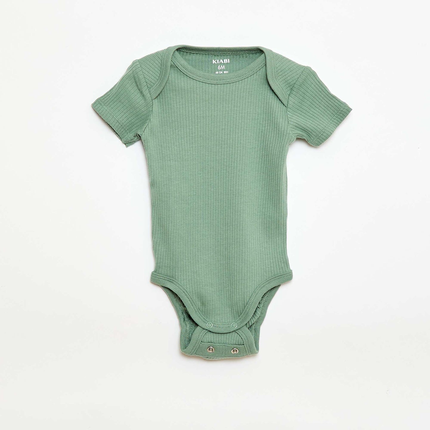 Bodies évolutif en maille unie - Lot de 3 VERT