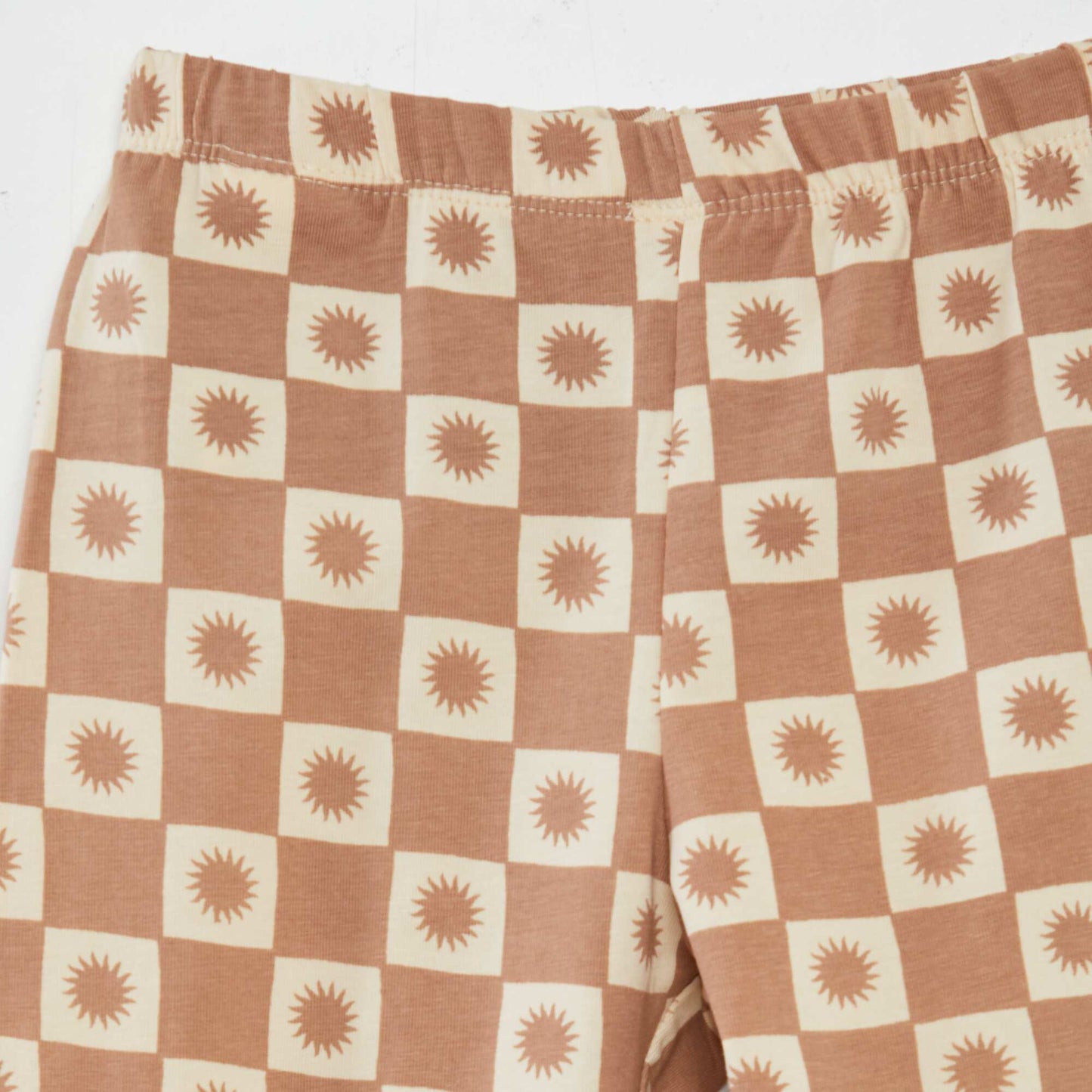 Legging en jersey imprimé MARRON