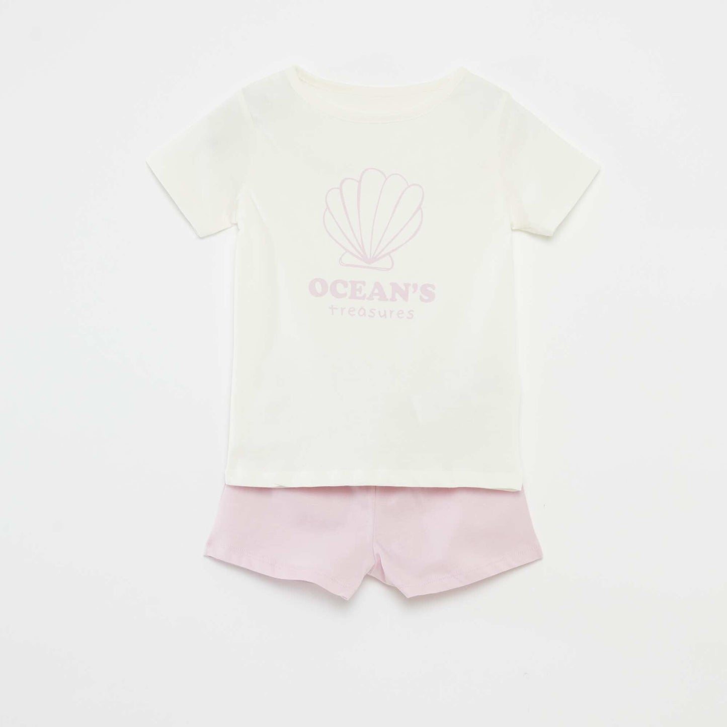 Ensemble pyjama t-shirt + short - 2 pièces VIOLET