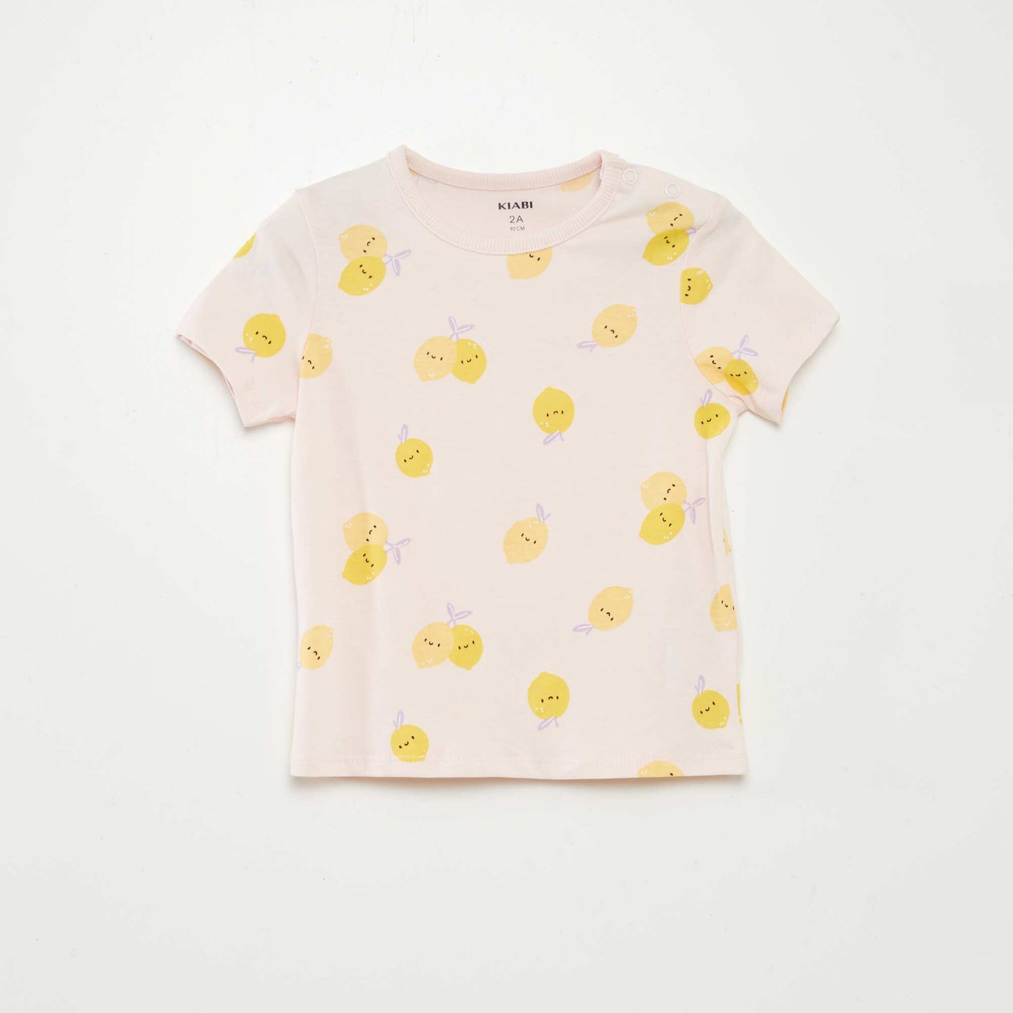 Pyjama court t-shirt + short - 2 pièces ROSE