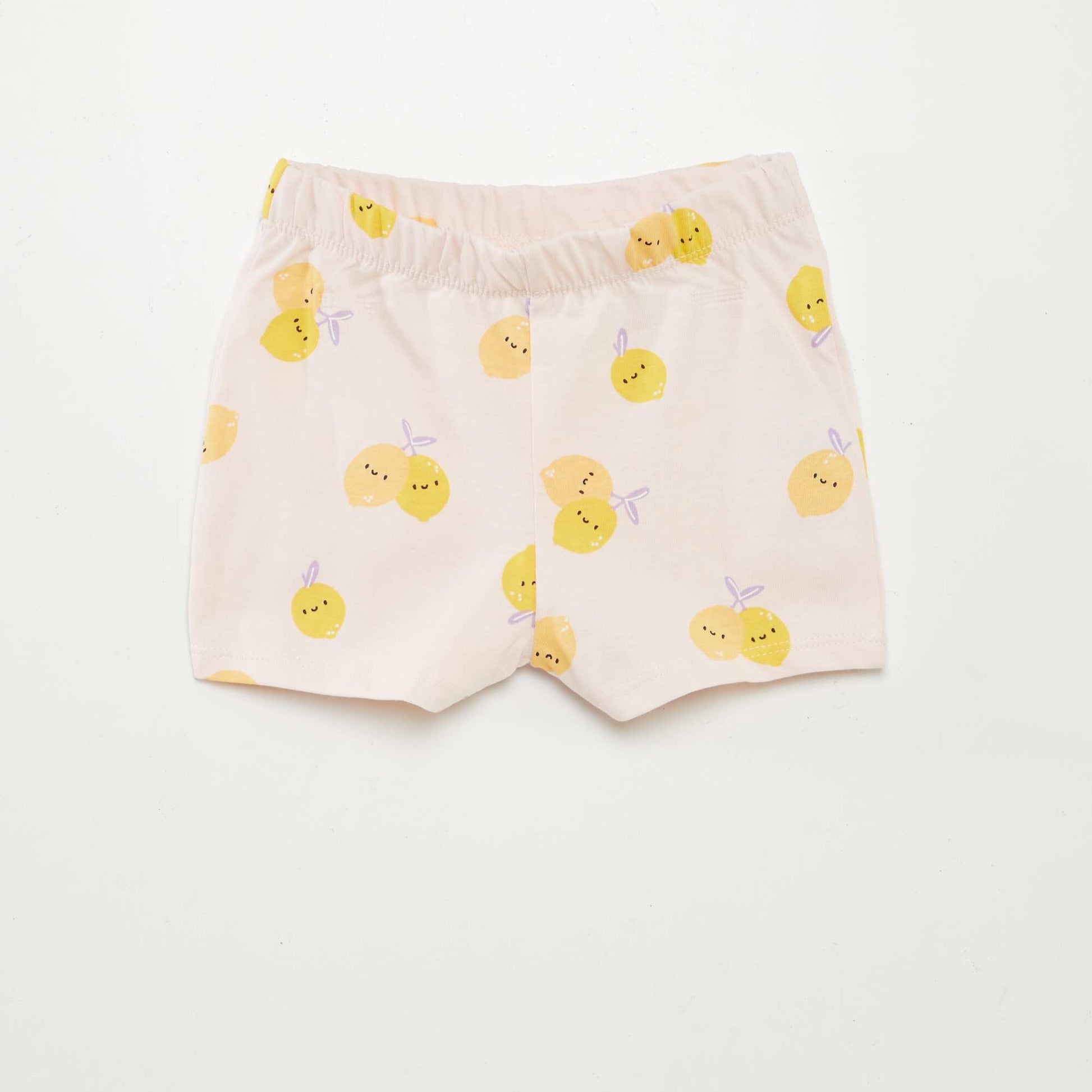 Pyjama court t-shirt + short - 2 pièces ROSE