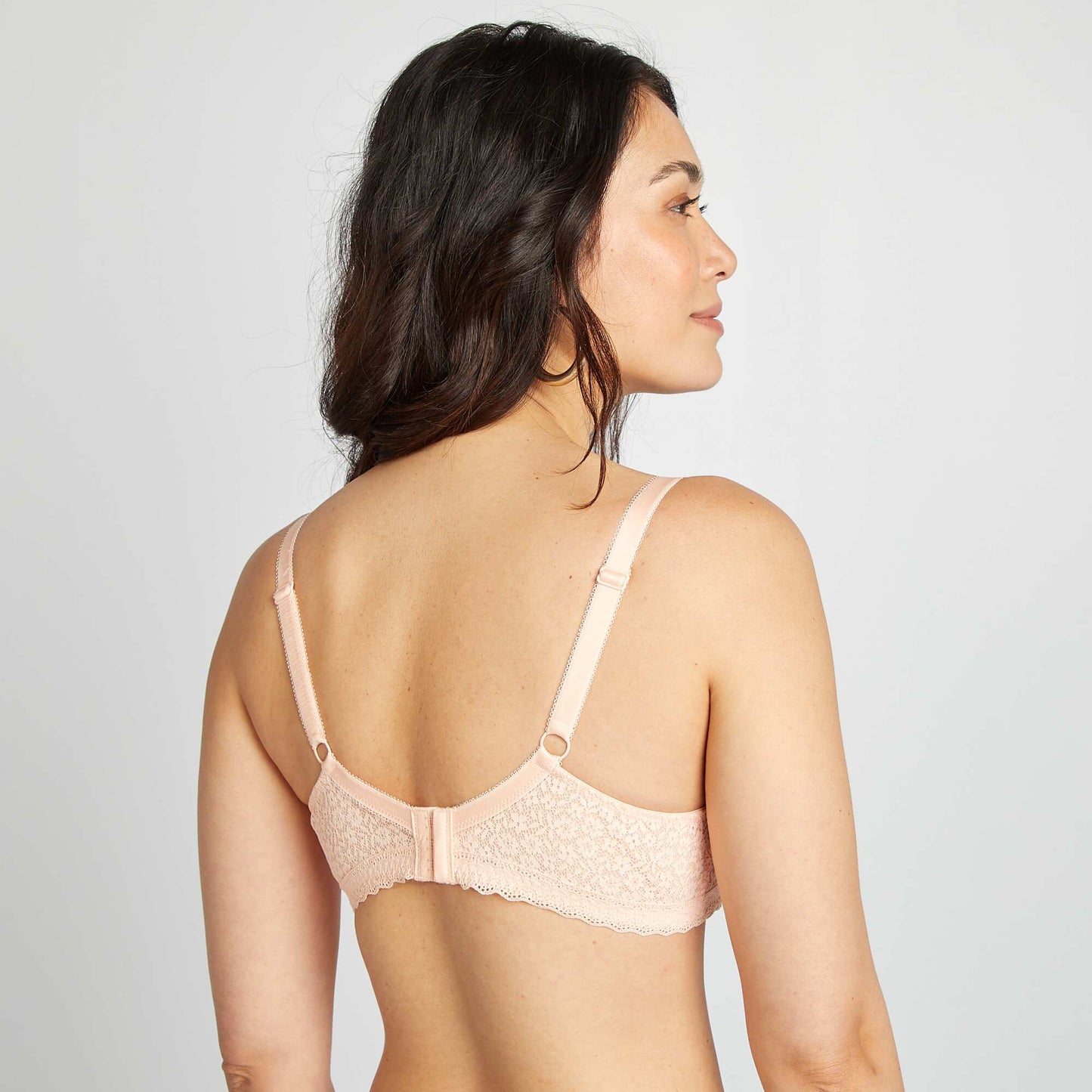 Soutien-gorge dentelle emboitant D&E ROSE