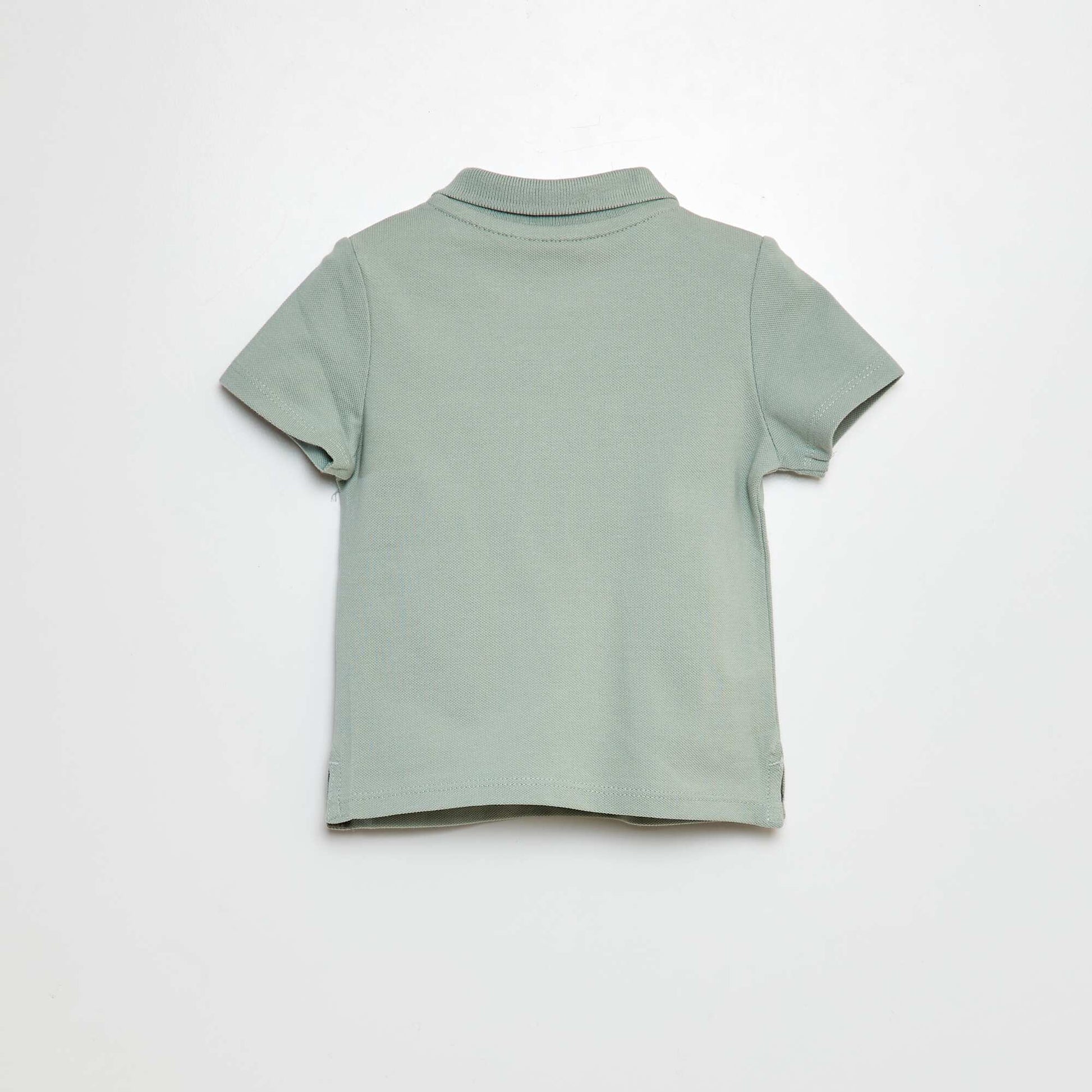 Polo en coton piqué VERT