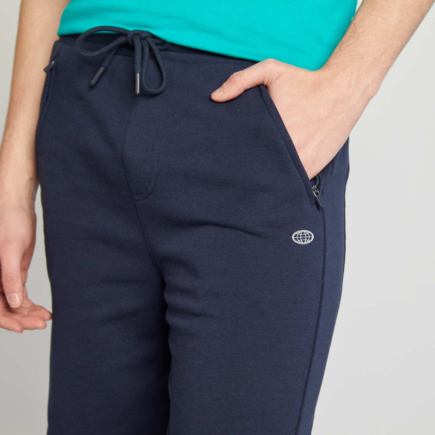 Short en molleton léger BLEU