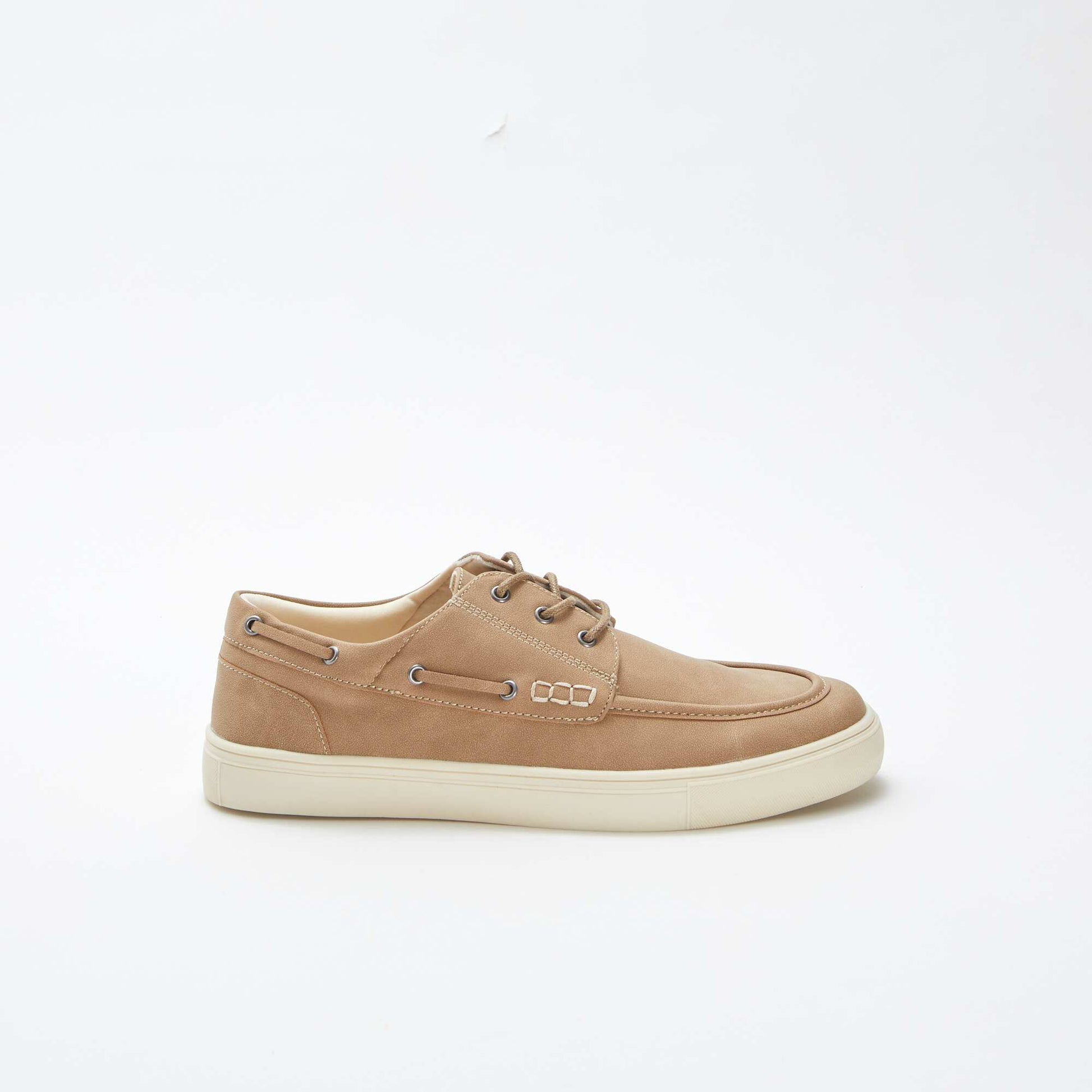 Chaussures bateau à lacets BEIGE