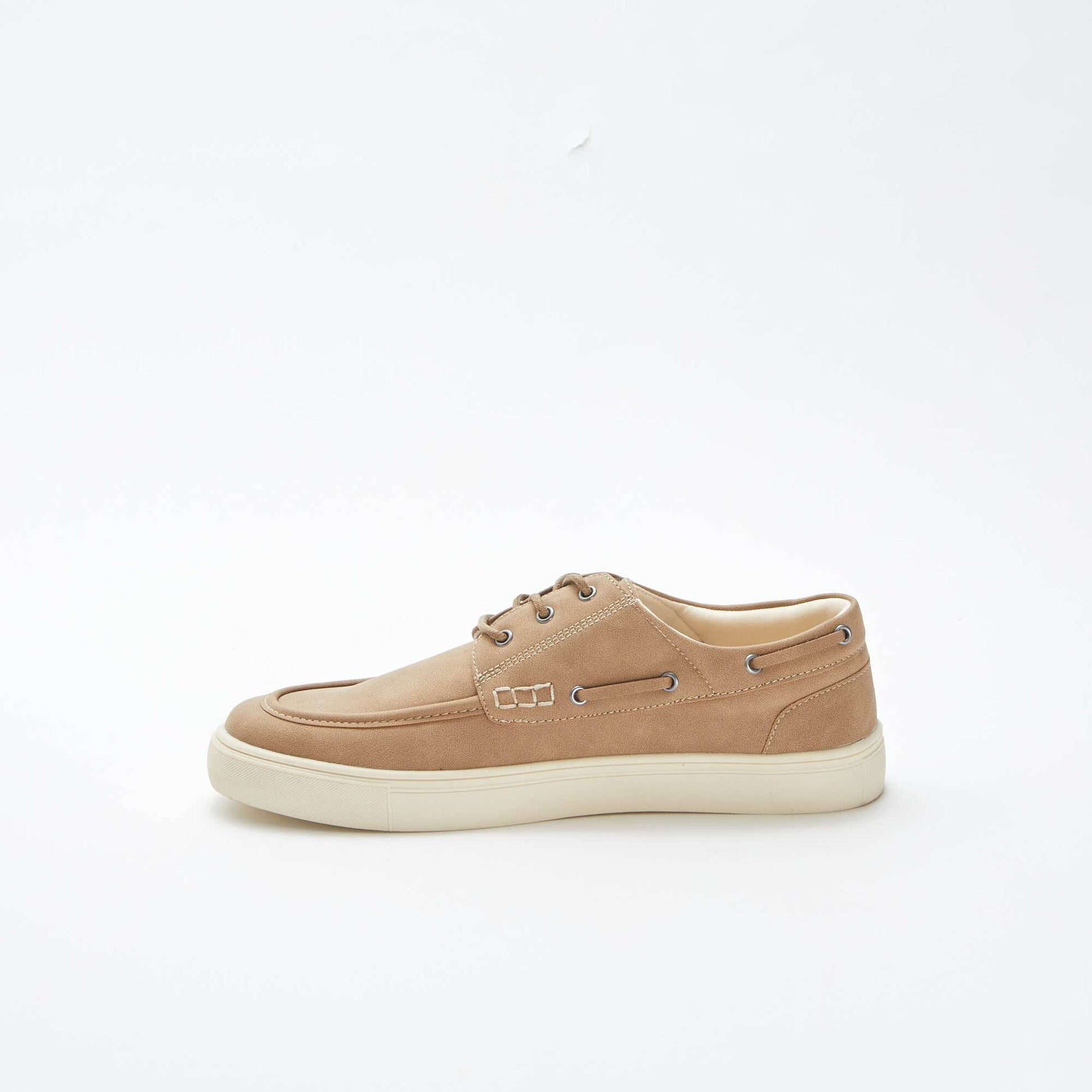 Chaussures bateau à lacets BEIGE