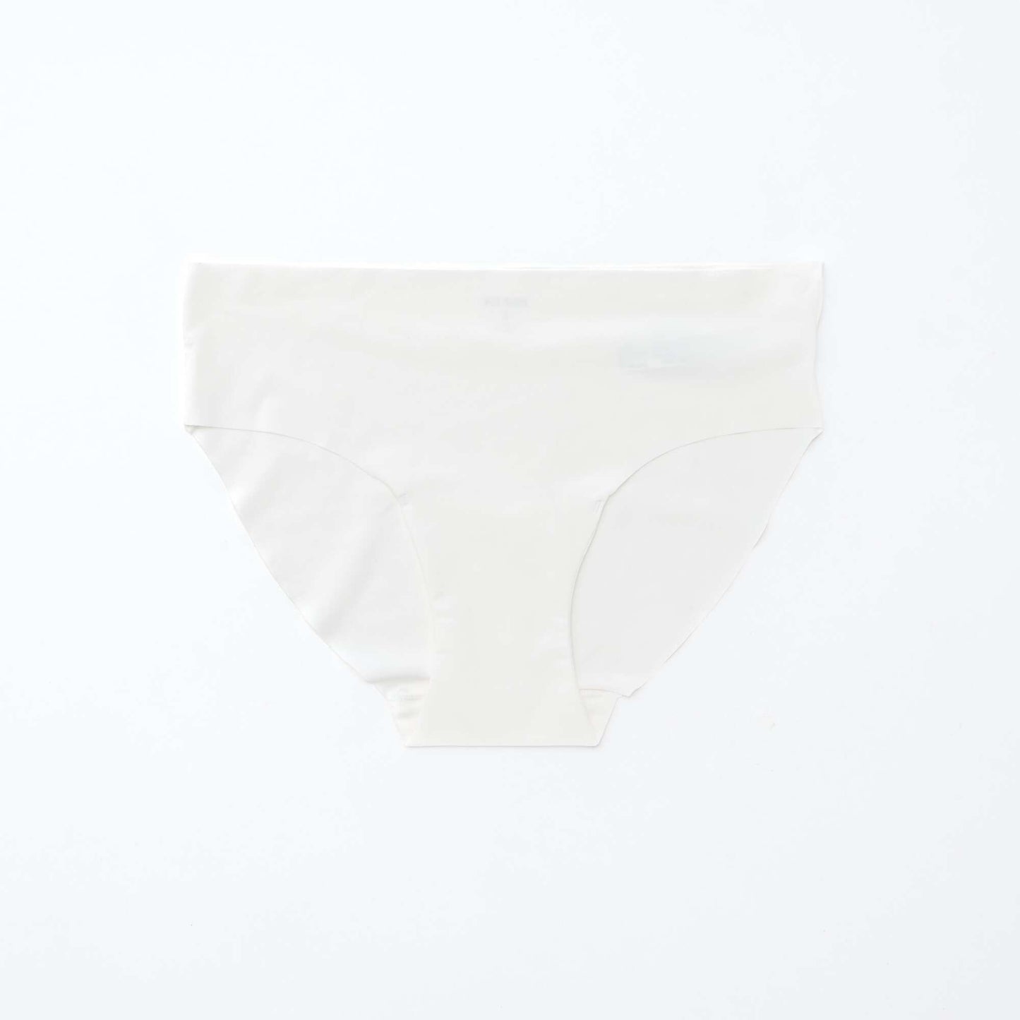 Lot de 2 culottes invisibles en microfibre BLANC