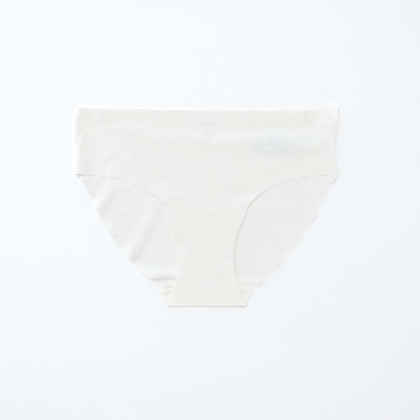 Lot de 2 culottes invisibles en microfibre BLANC