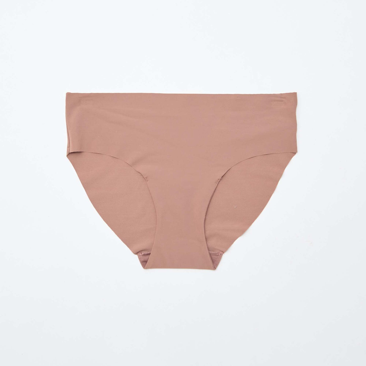Lot de 2 culottes invisibles en microfibre MARRON
