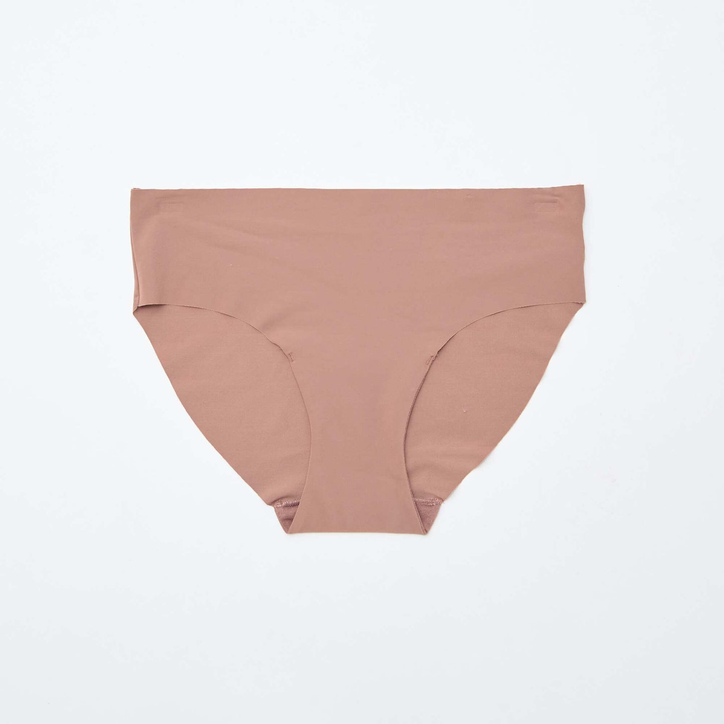 Lot de 2 culottes invisibles en microfibre MARRON