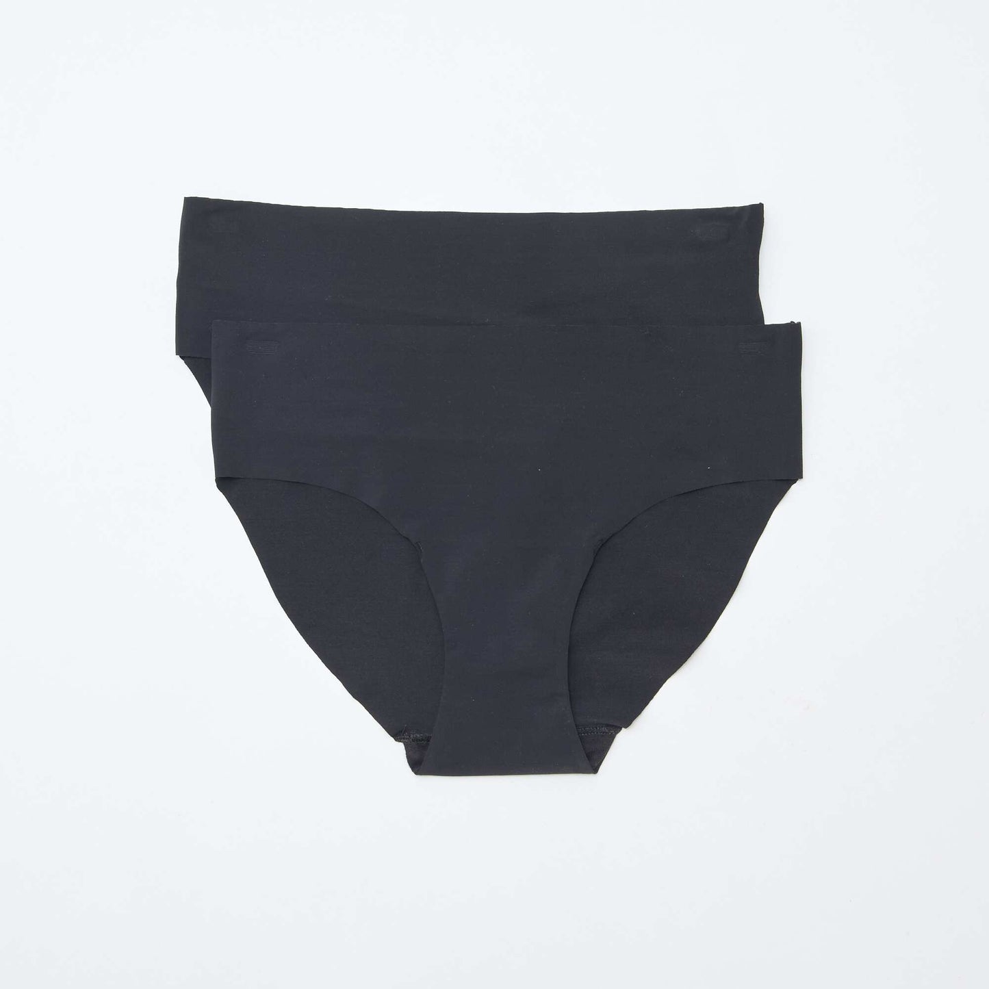 Lot de 2 culottes invisibles en microfibre NOIR