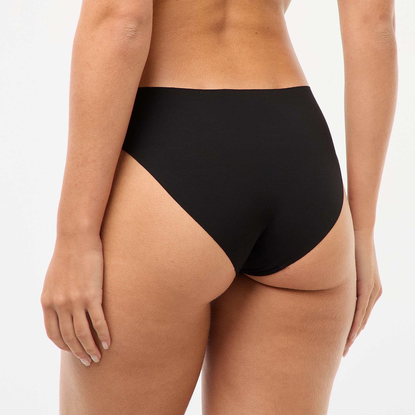 Lot de 2 culottes invisibles en microfibre NOIR