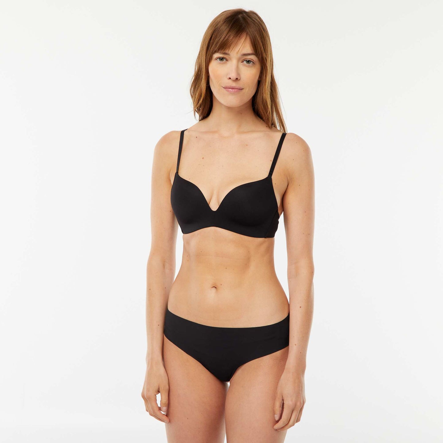 Triangle invisible en microfibre NOIR