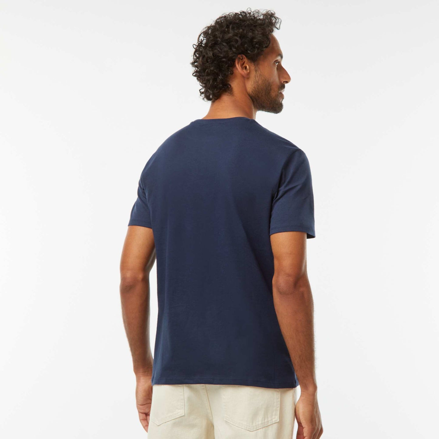 T-shirt imprimé manches courtes NOIR