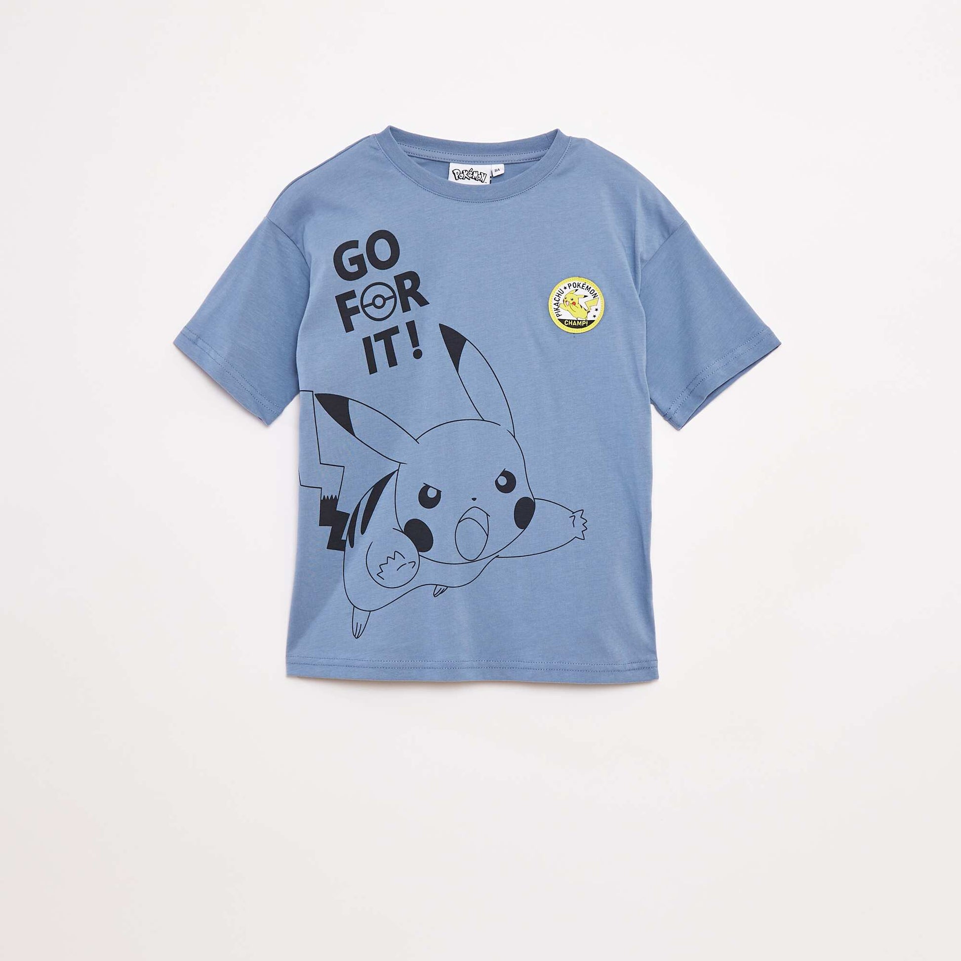 T-shirt à manches courtes 'Pokémon' BLEU