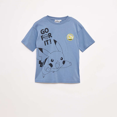 T-shirt à manches courtes 'Pokémon' BLEU