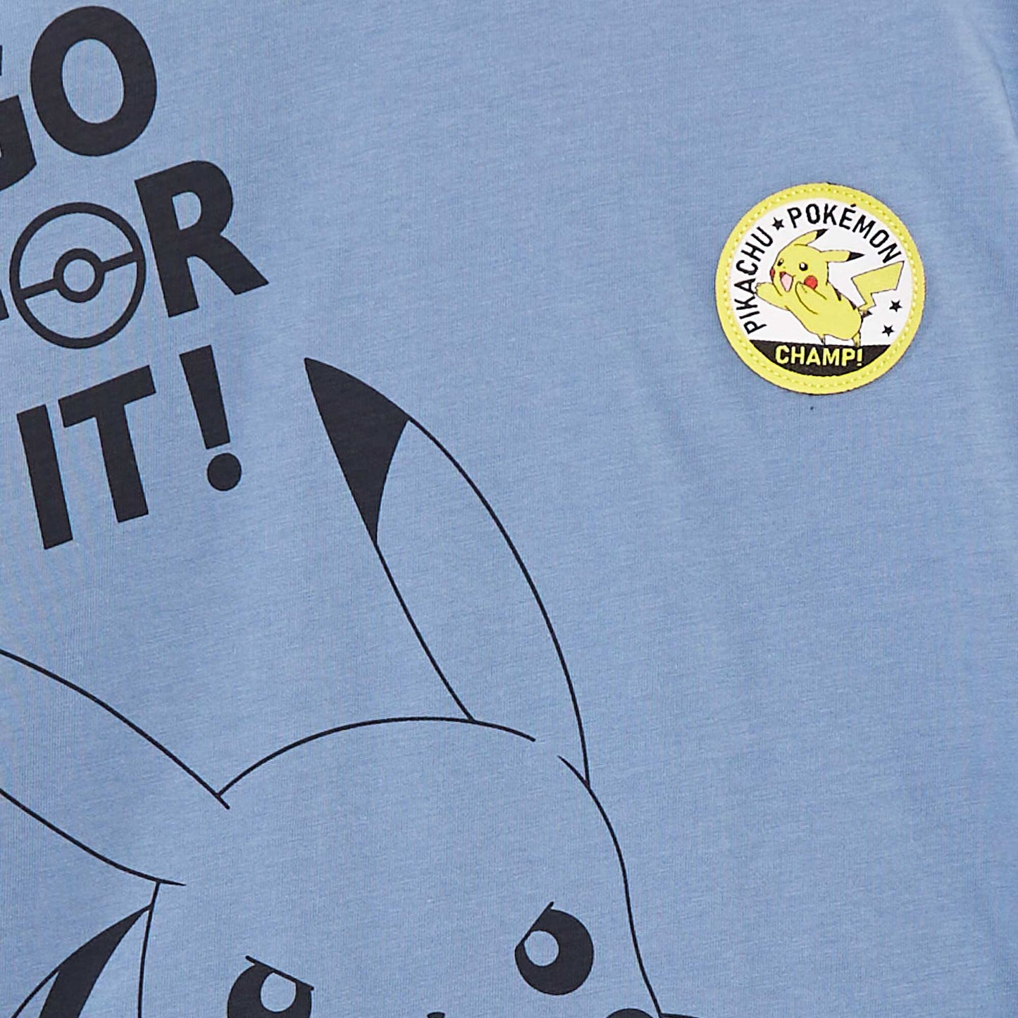 T-shirt à manches courtes 'Pokémon' BLEU