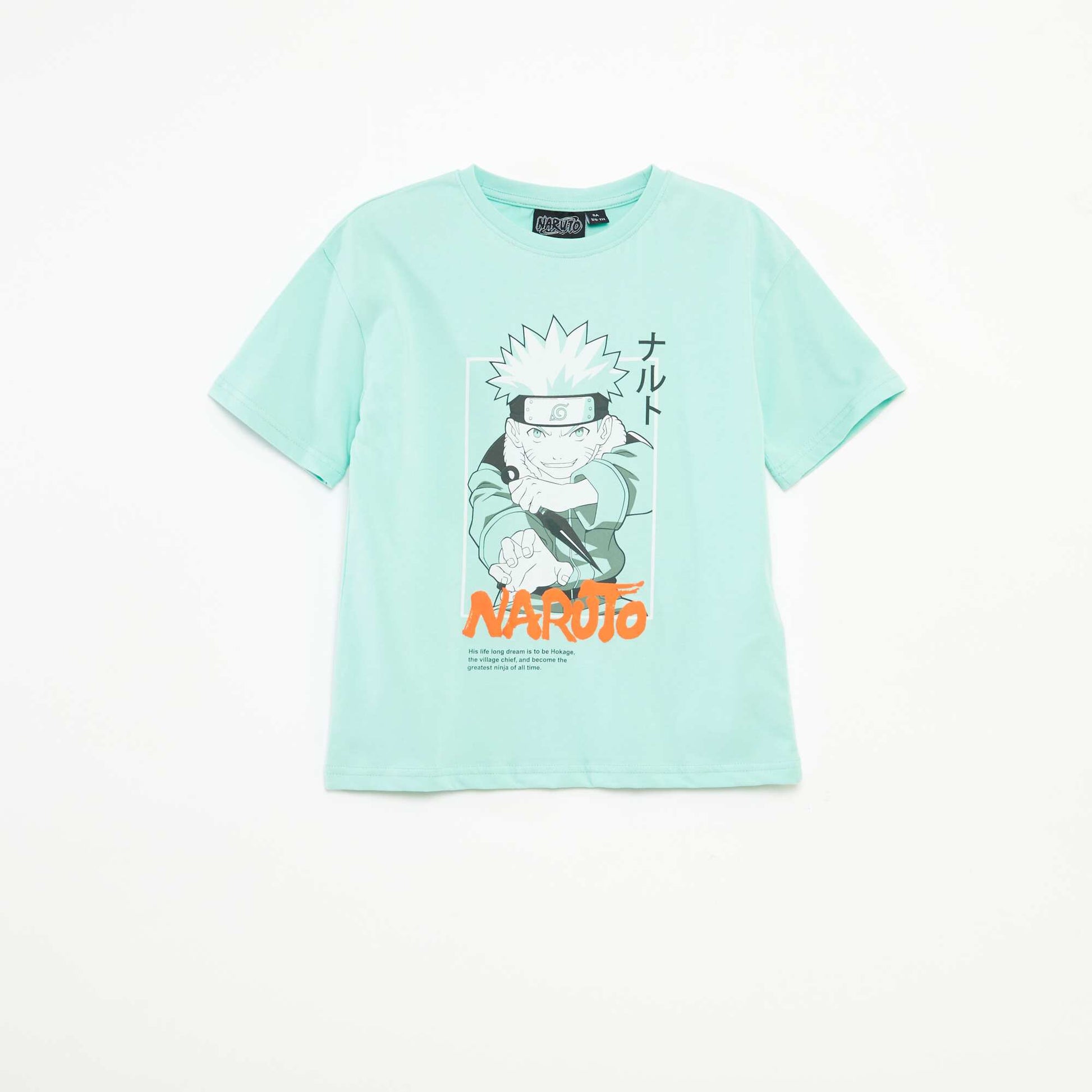 T-shirt à manches courtes 'Naruto' VERT