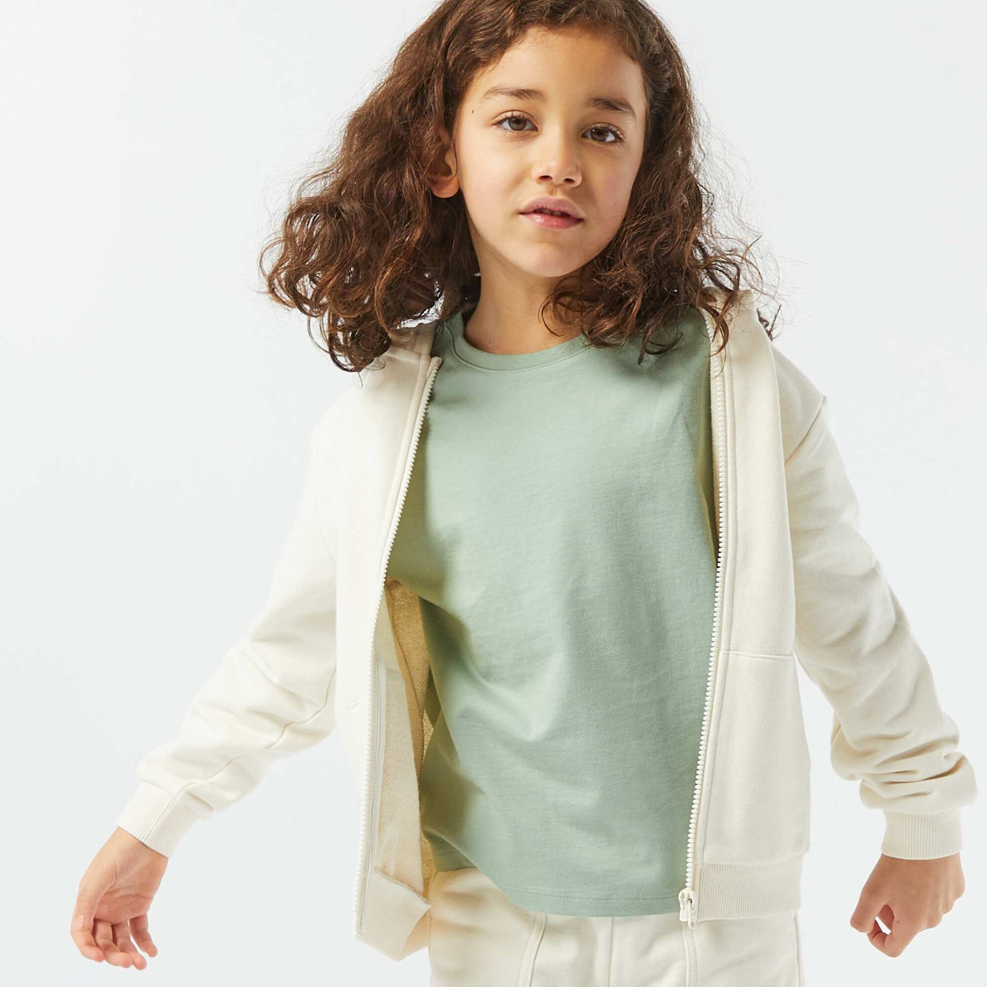 Sweat à capuche BLANC