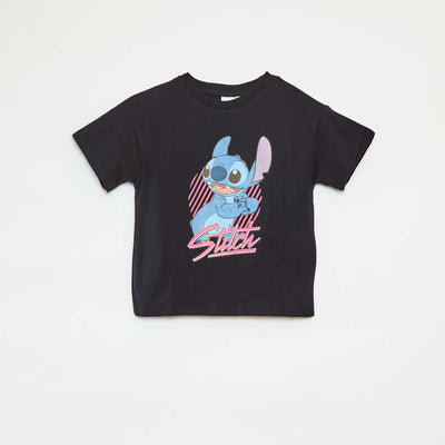 T-shirt à manches courtes 'Disney' NOIR