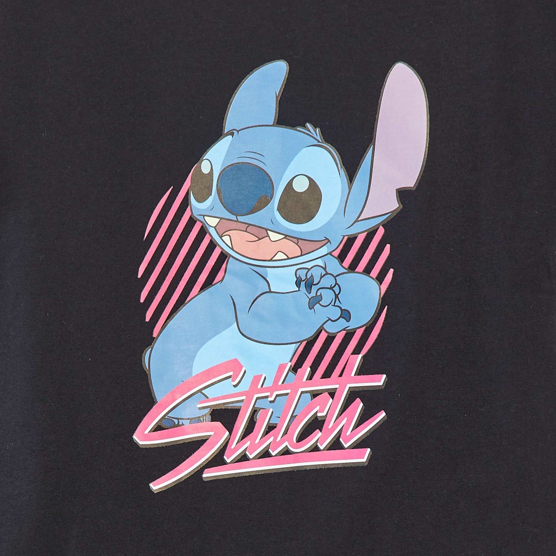 T-shirt à manches courtes 'Disney' NOIR