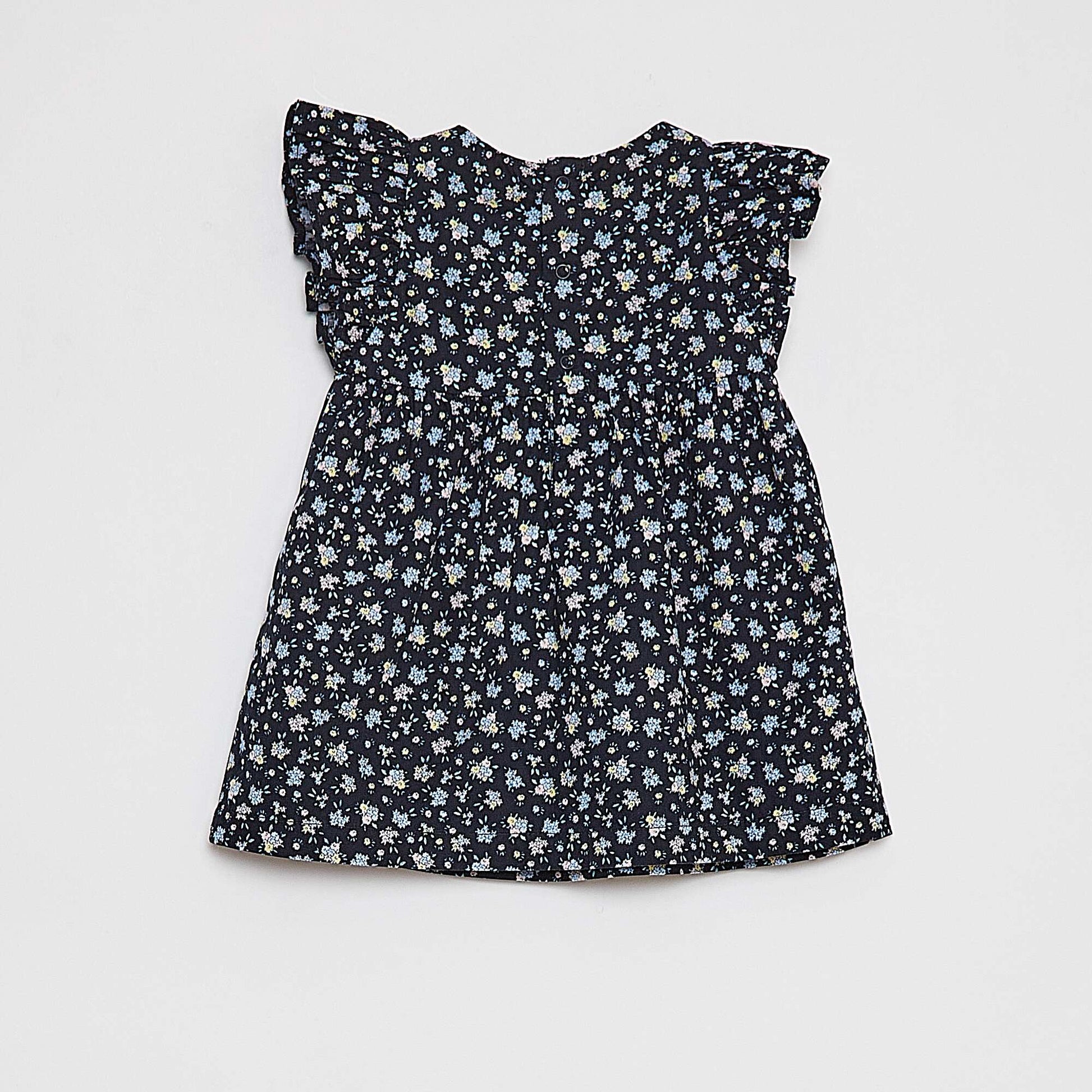 Robe en popeline + culotte - 2 pièces BLEU