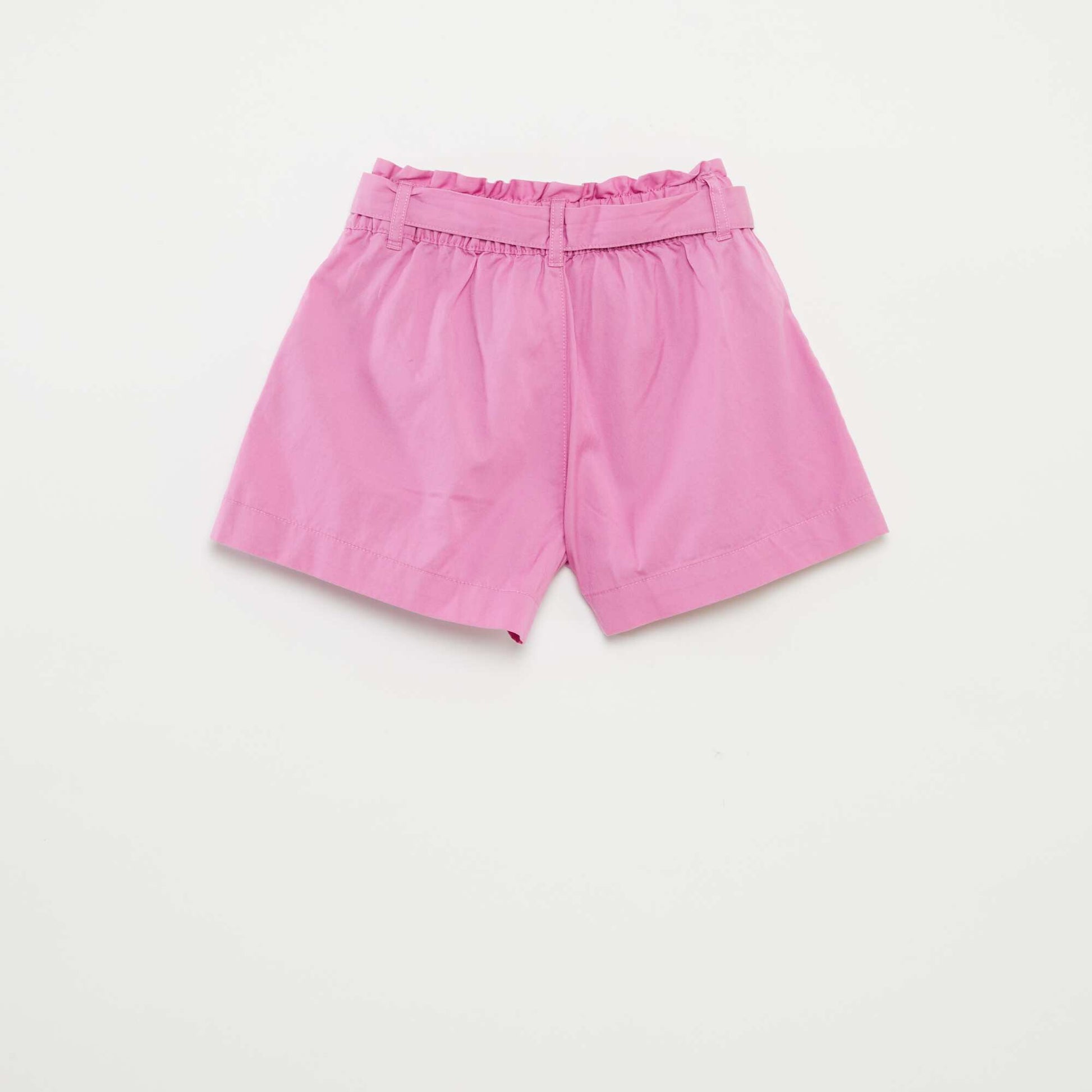 Short paperbag avec ceinture ROSE