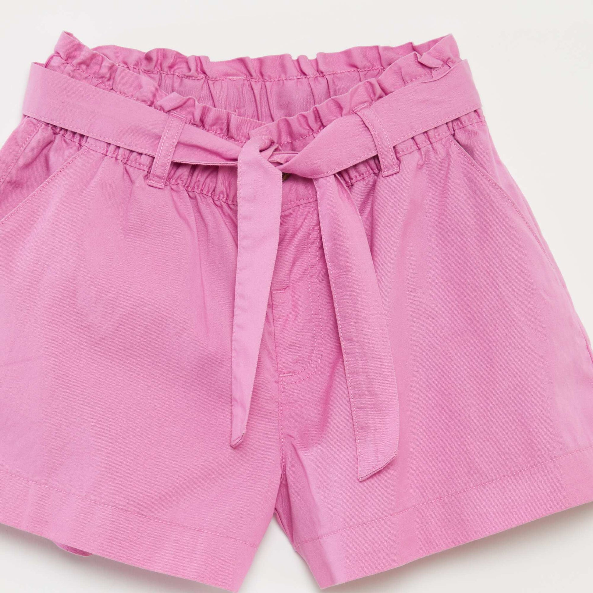 Short paperbag avec ceinture ROSE