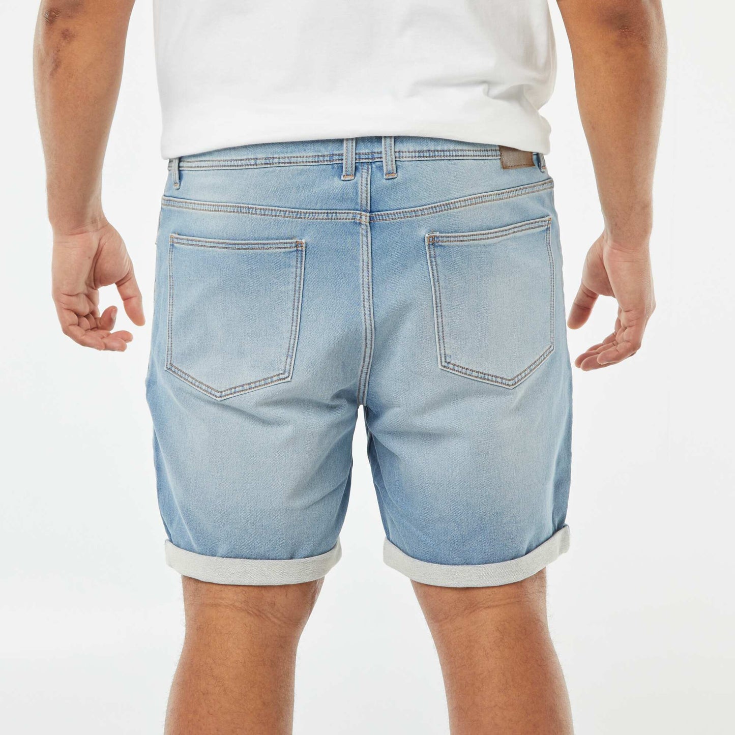 Bermuda stretch en denim TRIPLE STONE