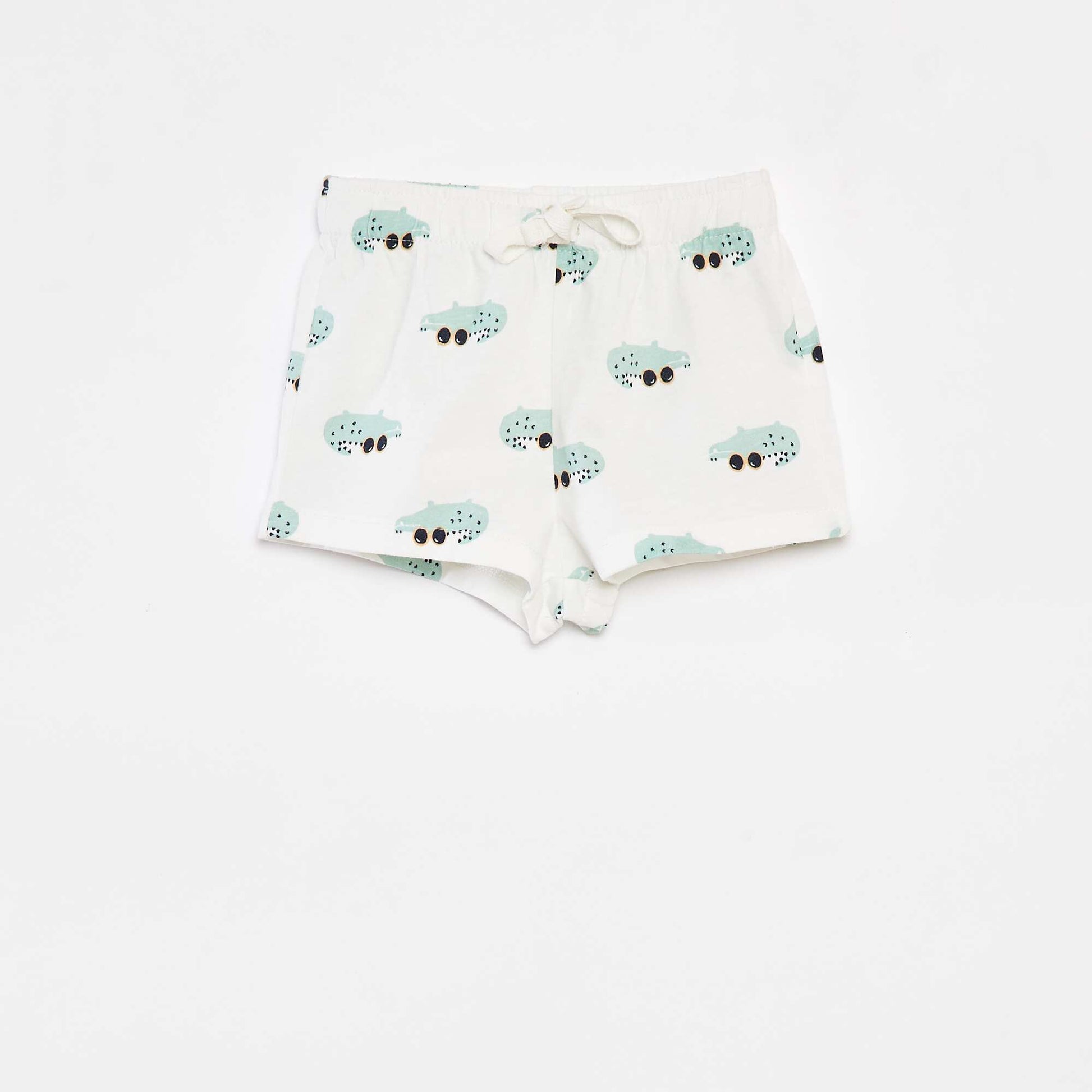Lot de 2 Shorts en jersey - 2 pièces BLANC