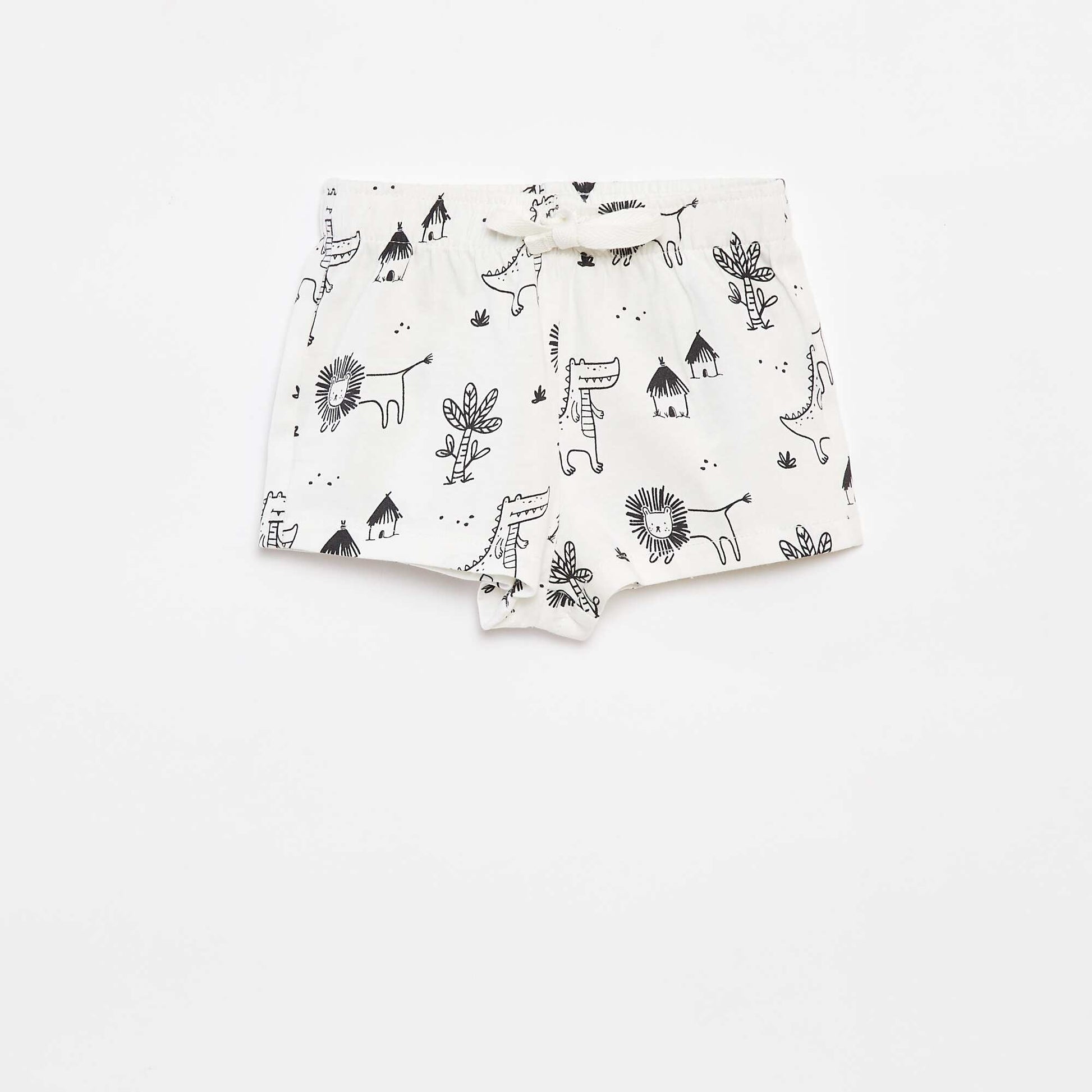 Lot de 2 Shorts en jersey - 2 pièces BLANC