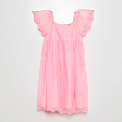 Robe en tulle brodée ROSE