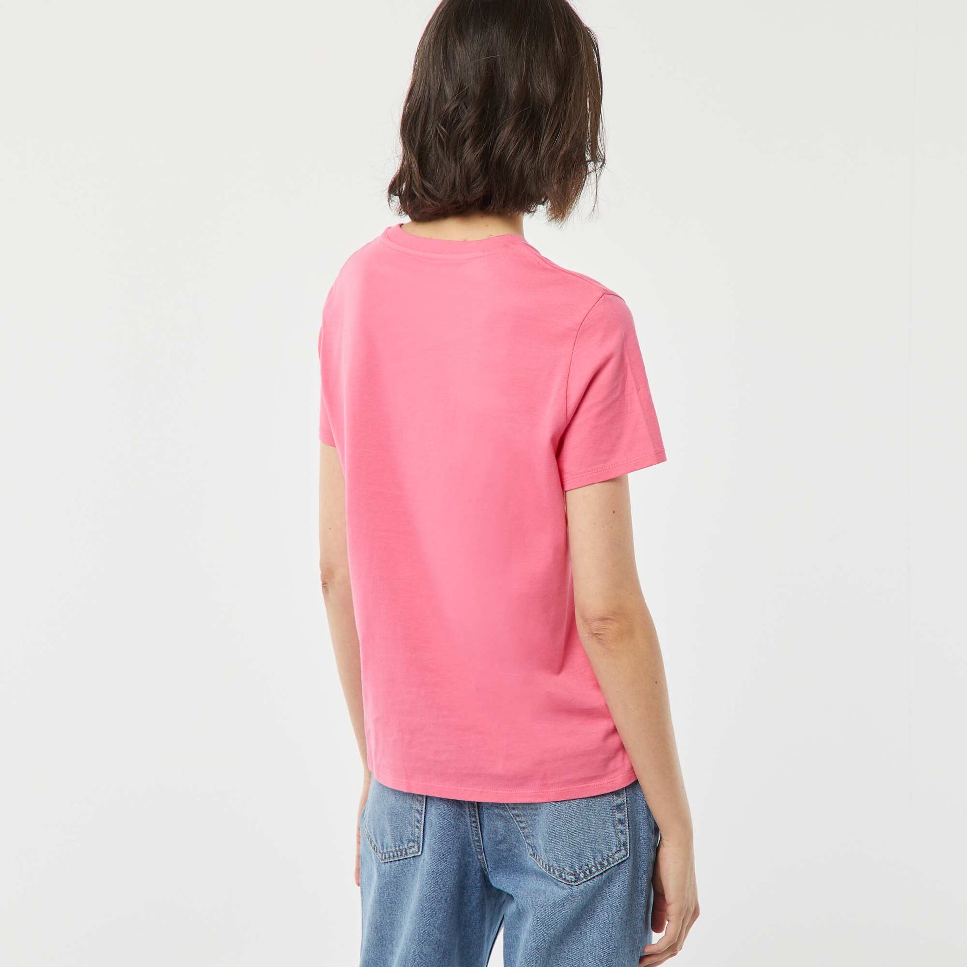 T-shirt imprimé manches courtes 'fête des mères' ROSE