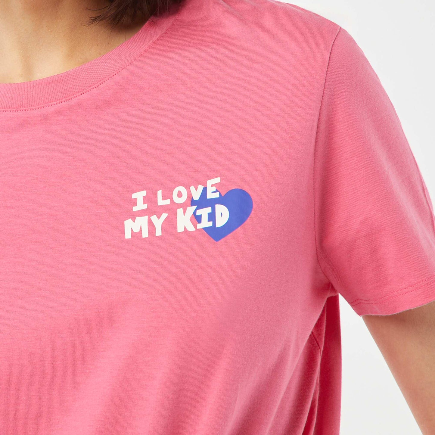 T-shirt imprimé manches courtes 'fête des mères' ROSE