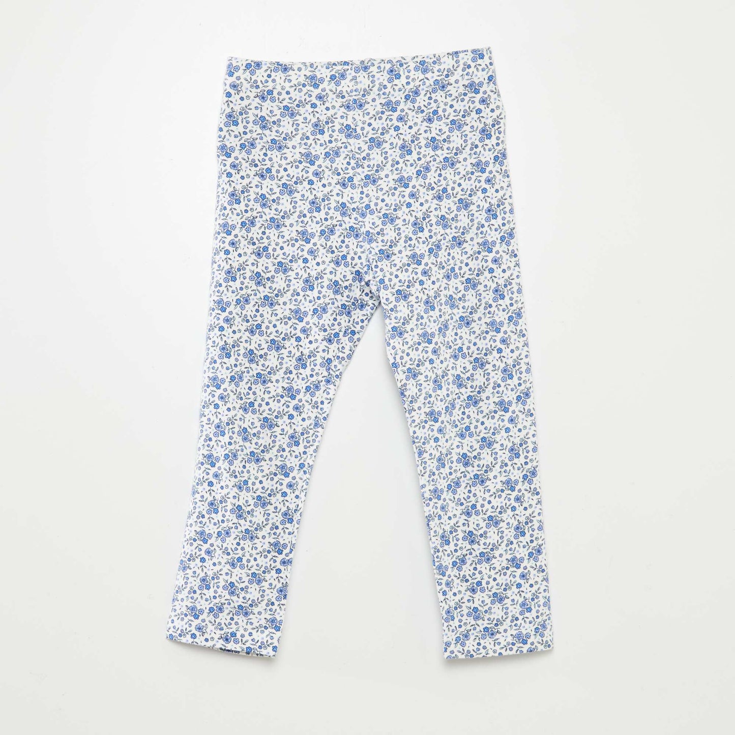 Lot de leggings courts à motif - 2 pièces BLANC/BLEU