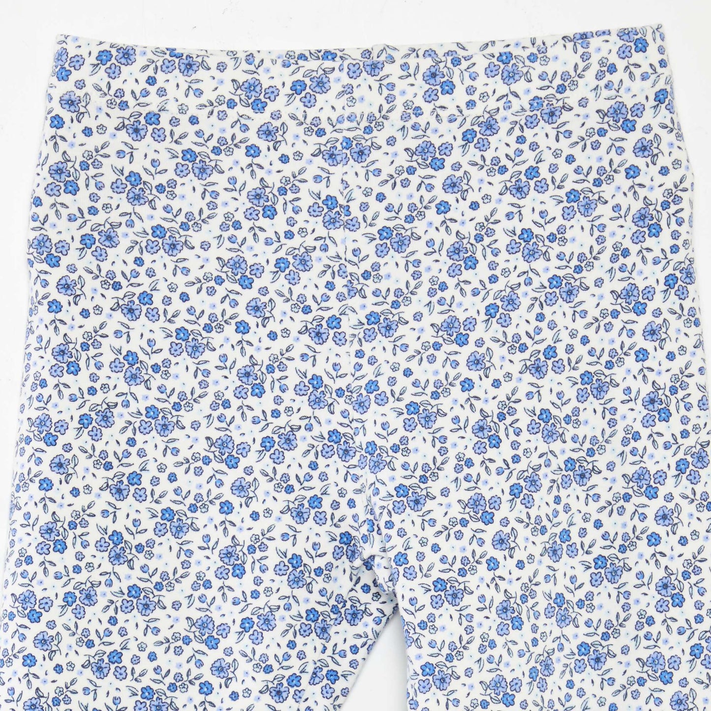 Lot de leggings courts à motif - 2 pièces BLANC/BLEU
