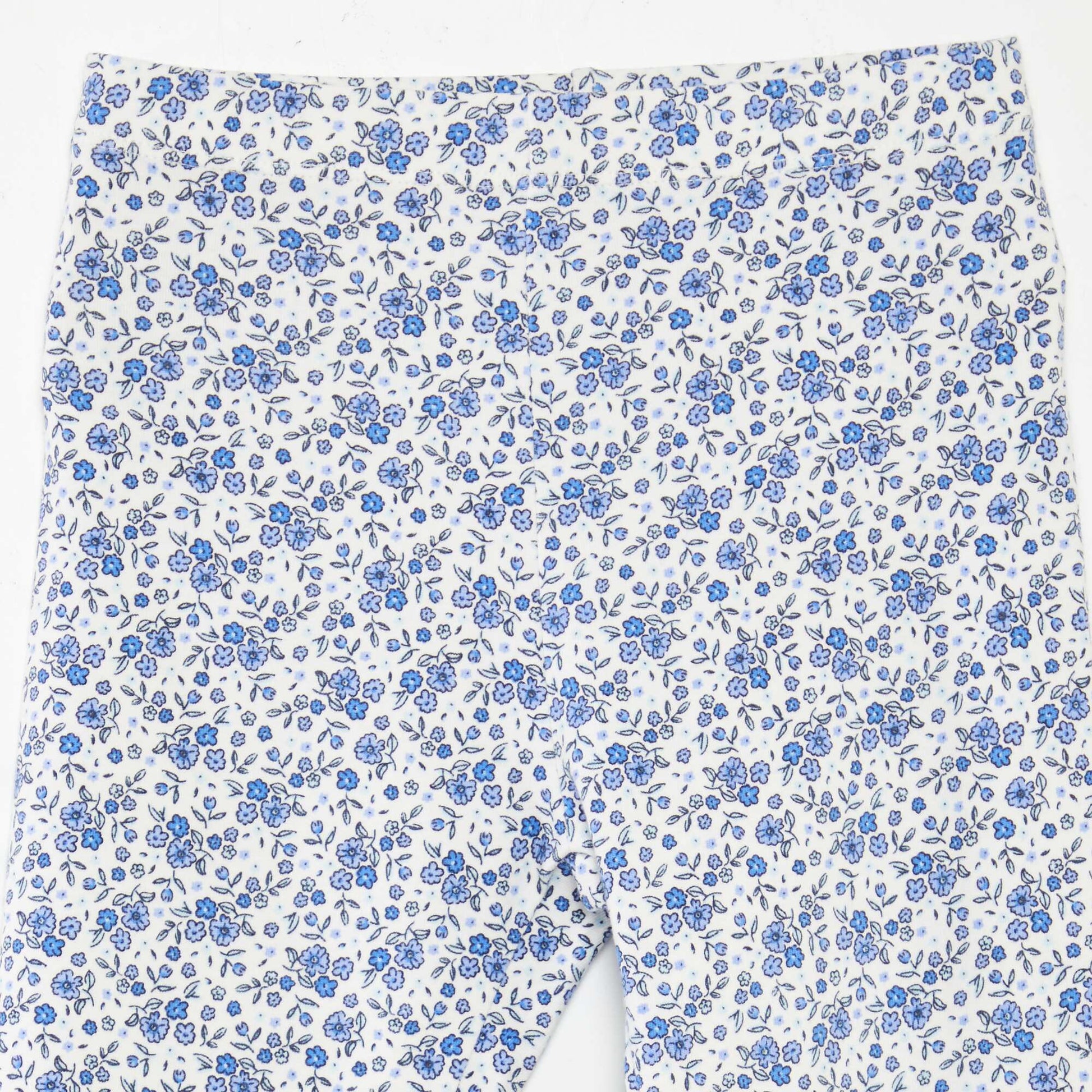 Lot de leggings courts à motif - 2 pièces BLANC/BLEU