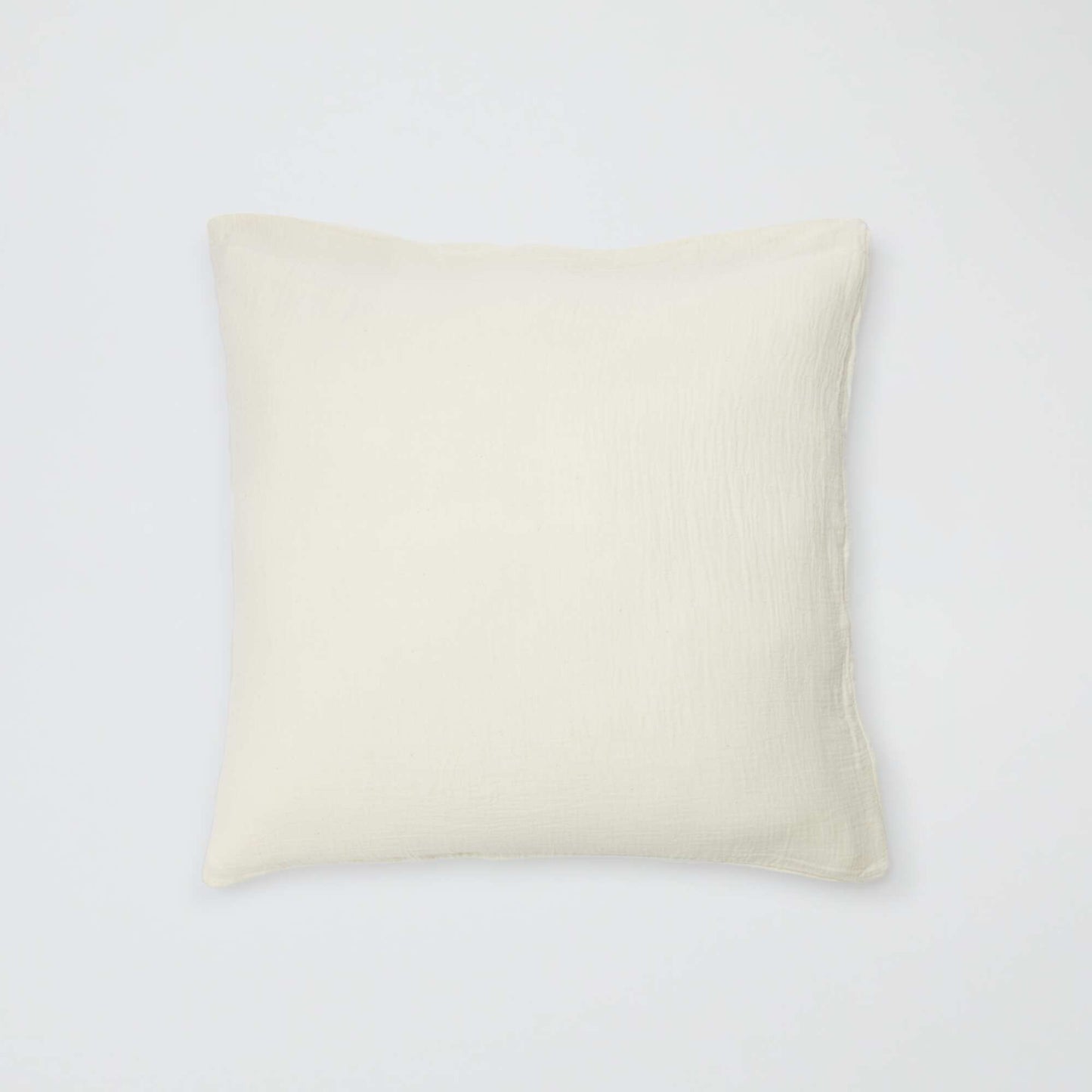 Parure de lit 1 personne (140 x 200cm) en gaze de coton - Kiabi Home BLANC CASSé