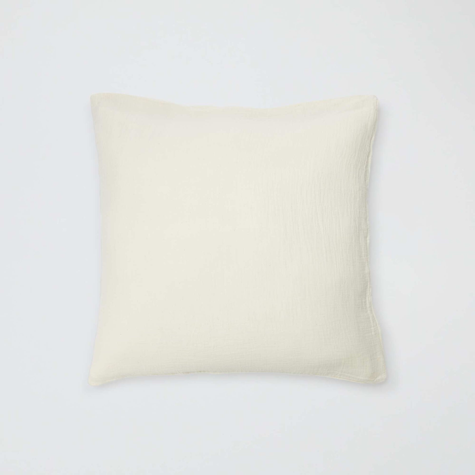 Parure de lit 2 personnes (240 x 220cm) en gaze de coton - Kiabi Home BLANC CASSé