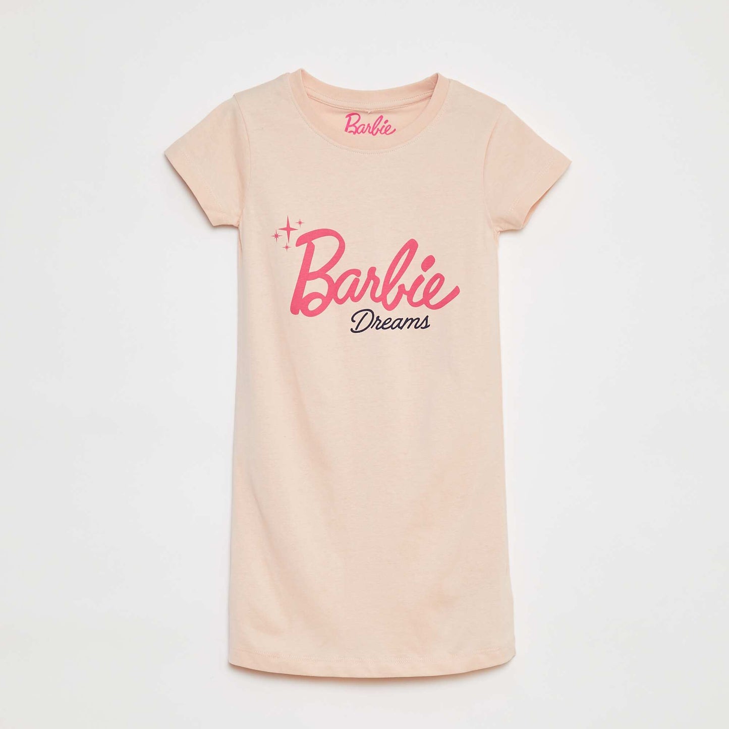 Chemise de nuit à manches courtes 'Barbie' ROSE
