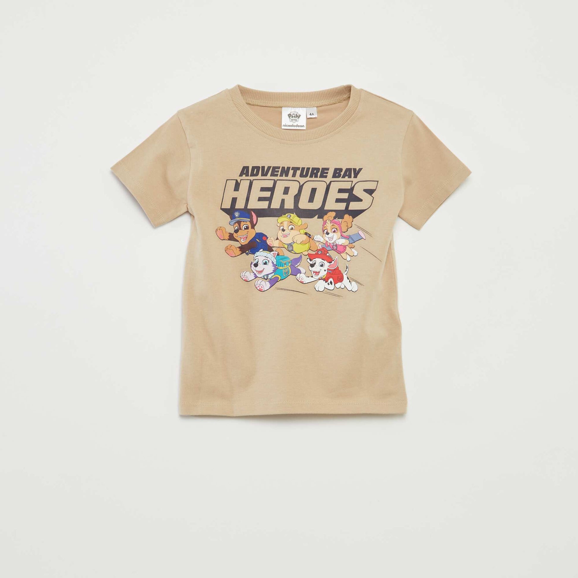 Pyjama court t-shirt + short 'Pat Patrouille' - 2 pièces BEIGE
