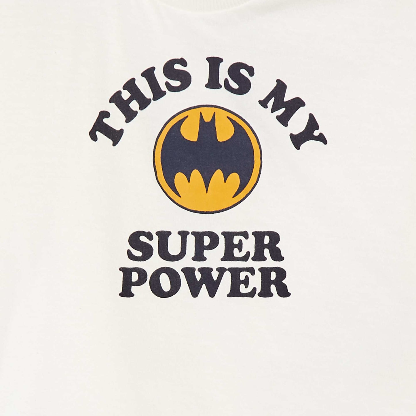 T-shirt à manches courtes 'DC Comics' BLANC
