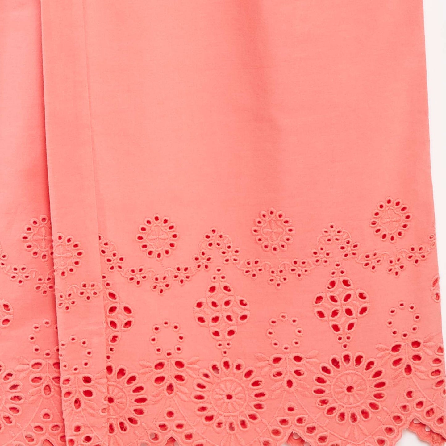 Pantalon large avec broderies anglaises ROSE