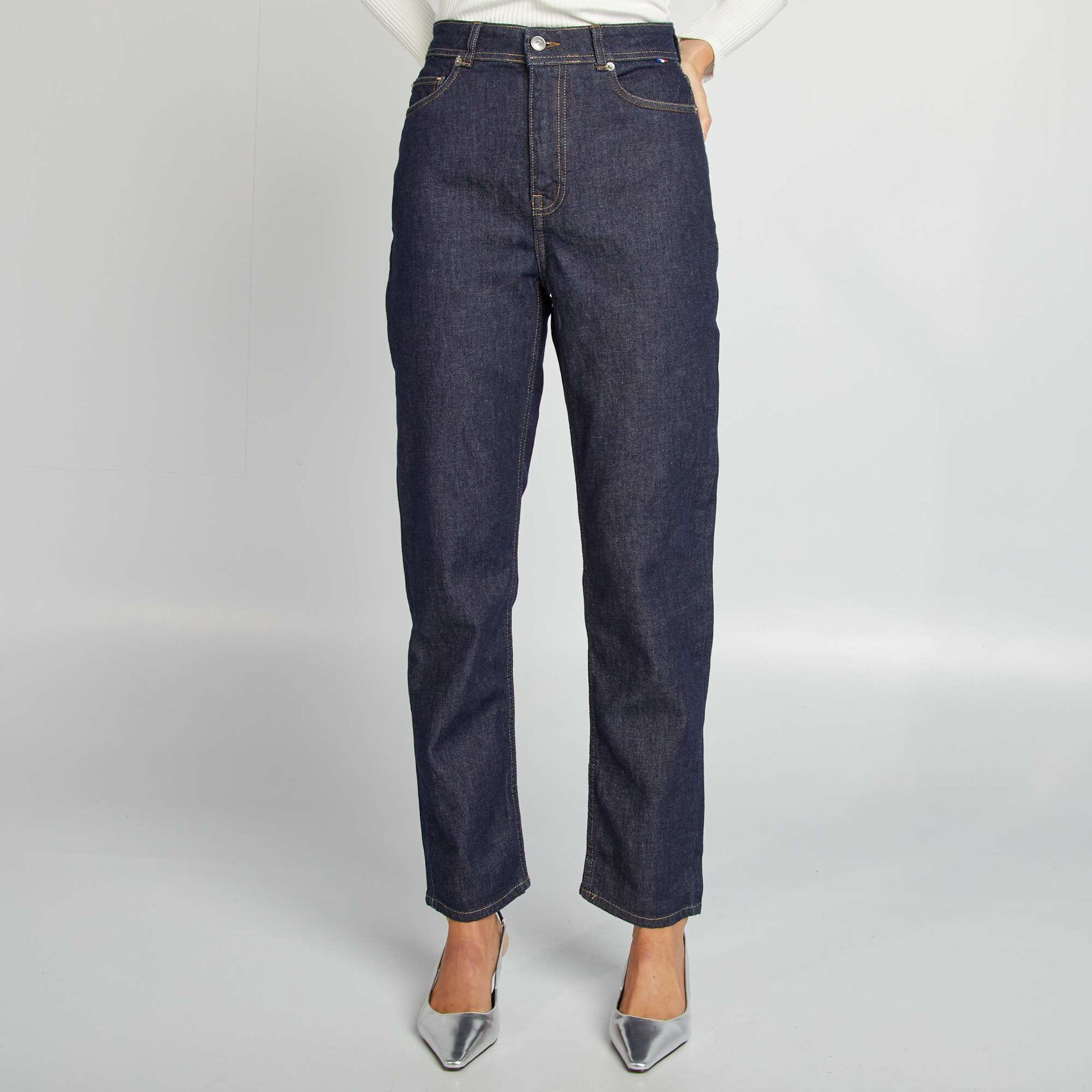 Jean coupe straight taille haute RINCE