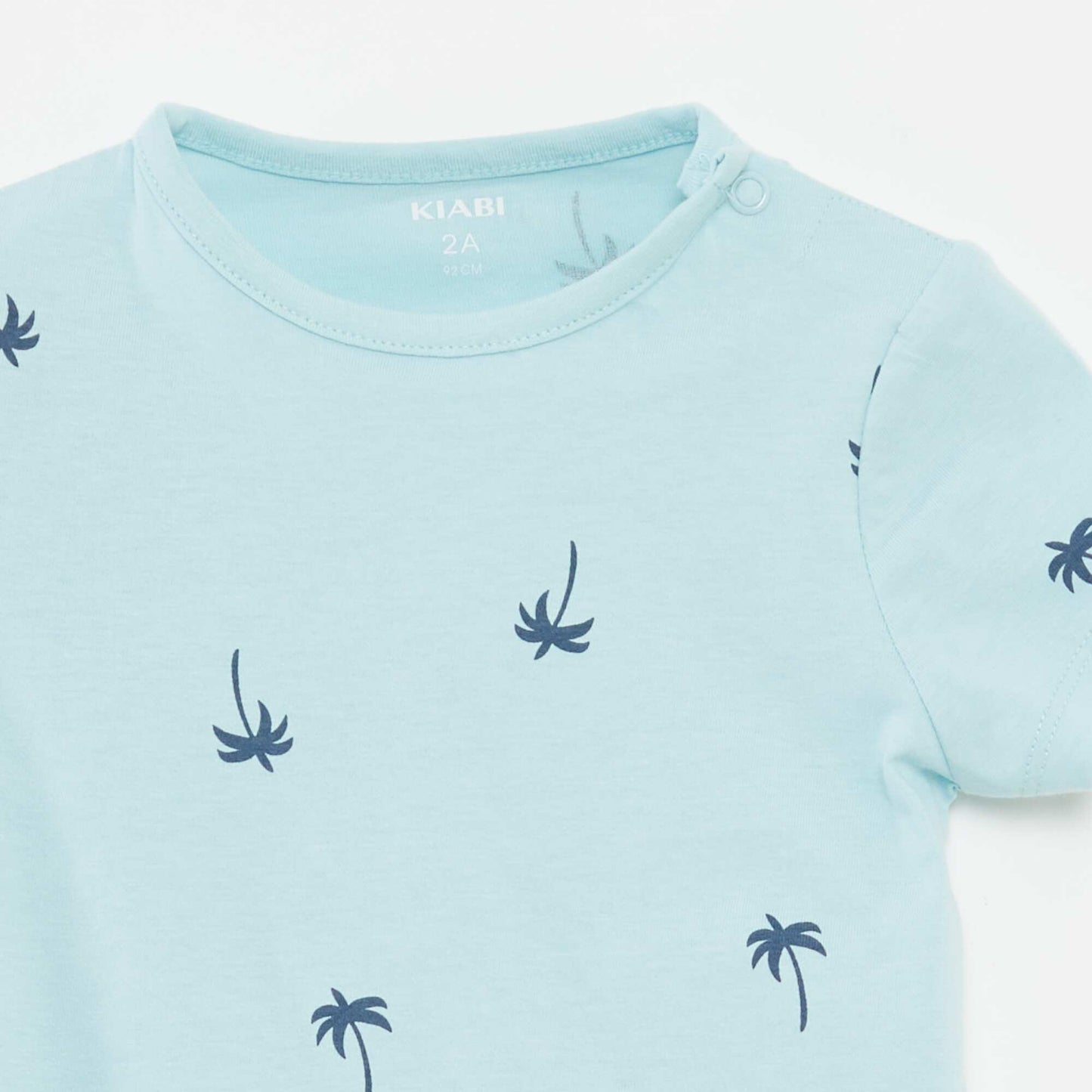 Pyjama court t-shirt + short - 2 pièces BLEU