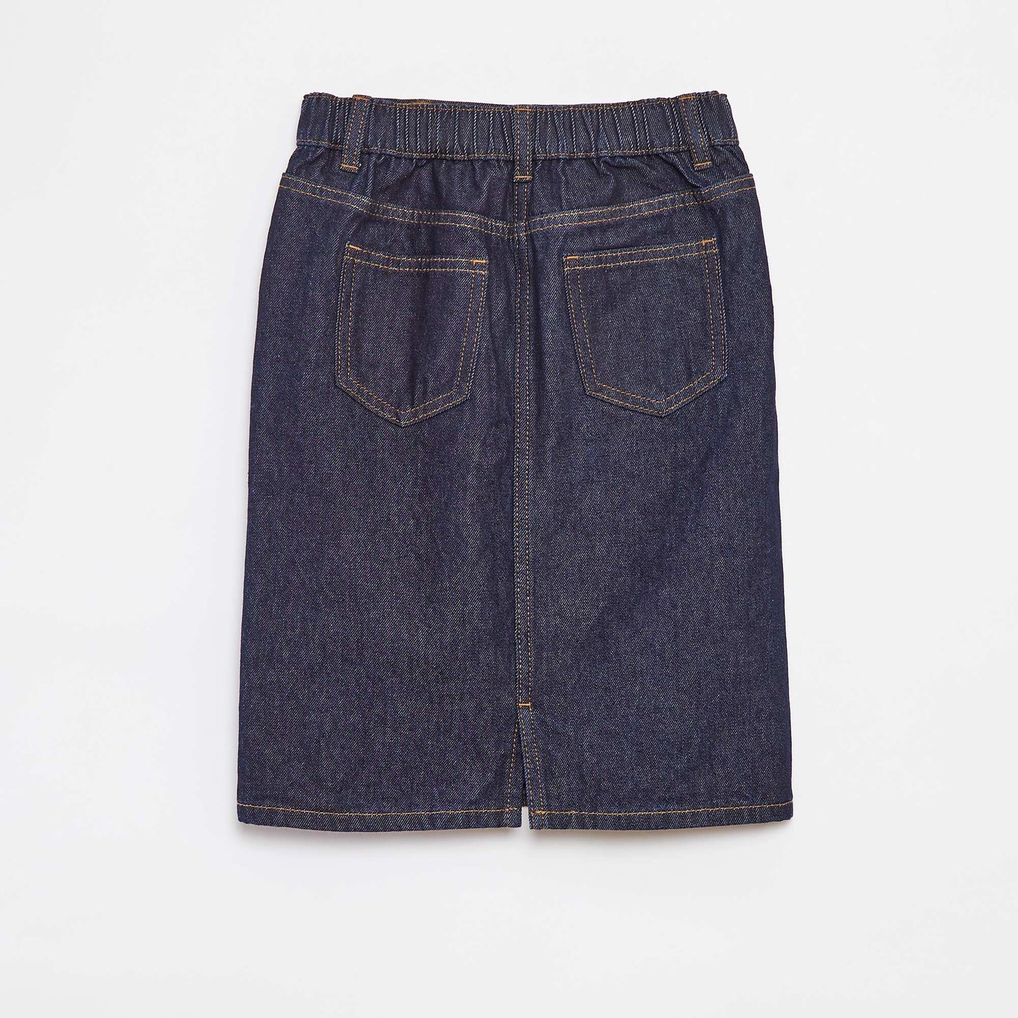Jupe courte en denim BLEU