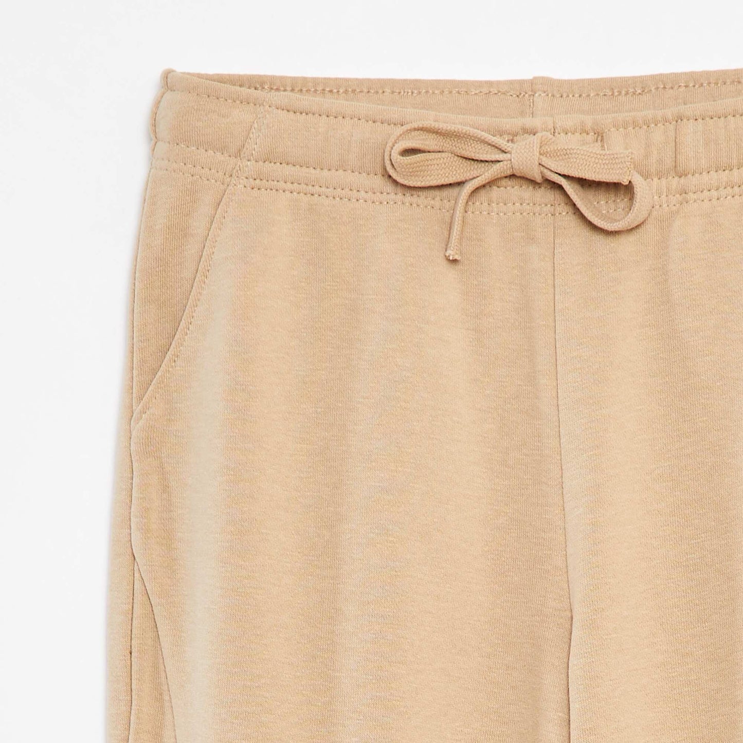 Jogging basique en molleton léger BEIGE